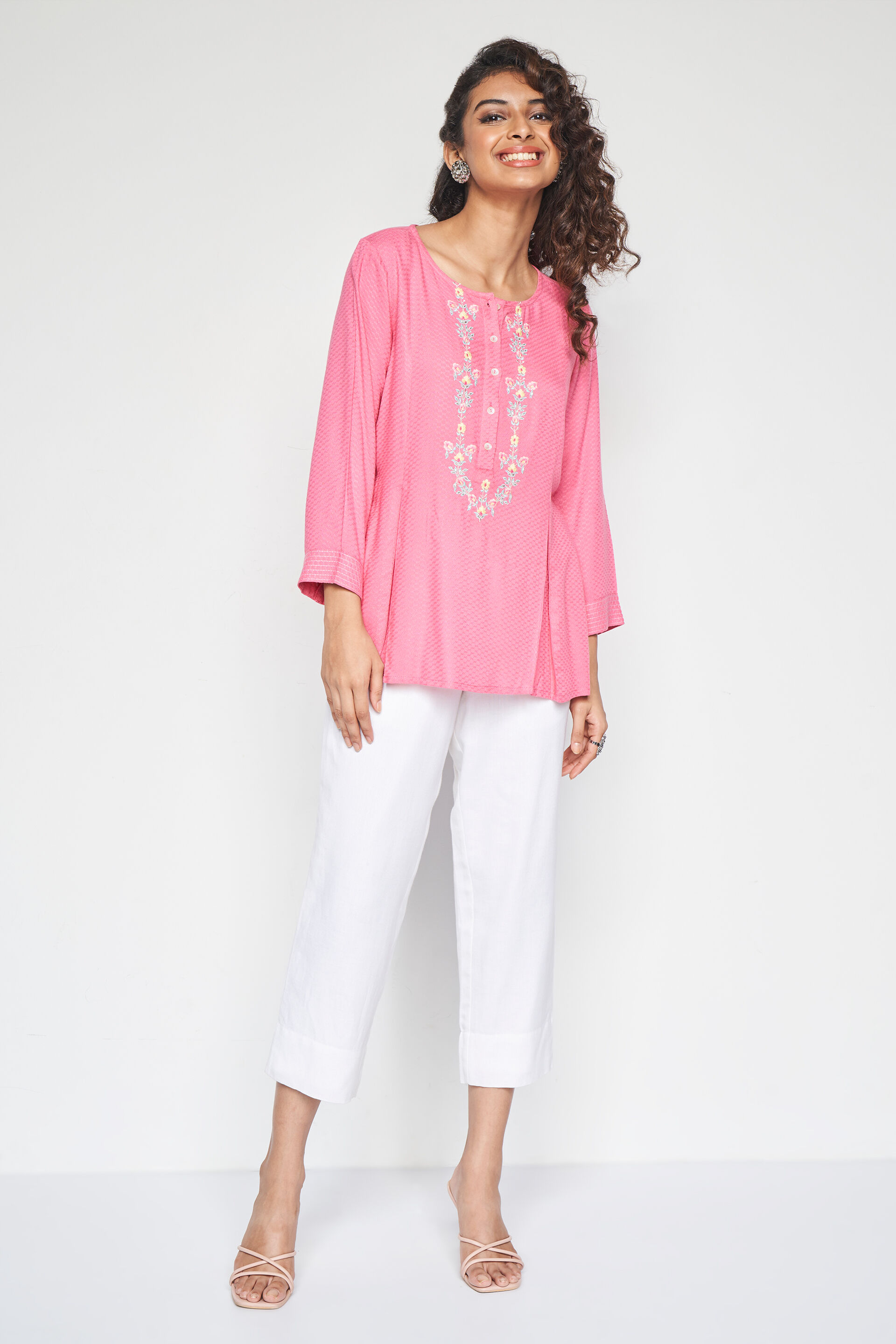 Pop Of Pink top, Pink, image 3