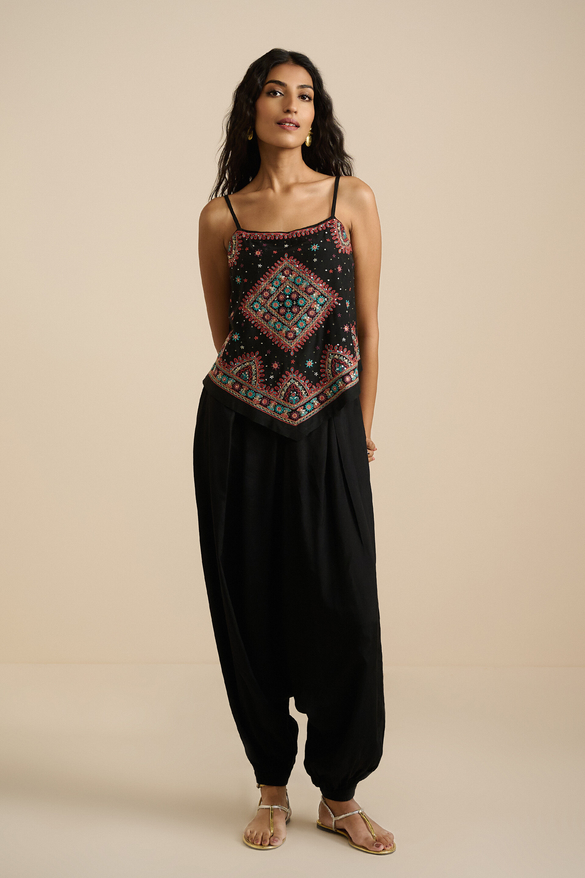 Aarini Black Co-ord Set, Black, image 4