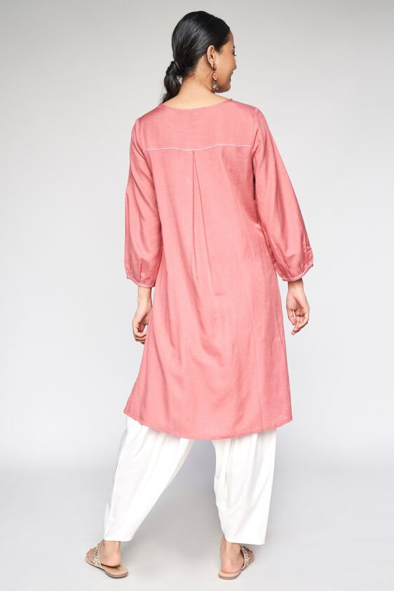 4 - Pink Trims A-Line Tunic, image 4