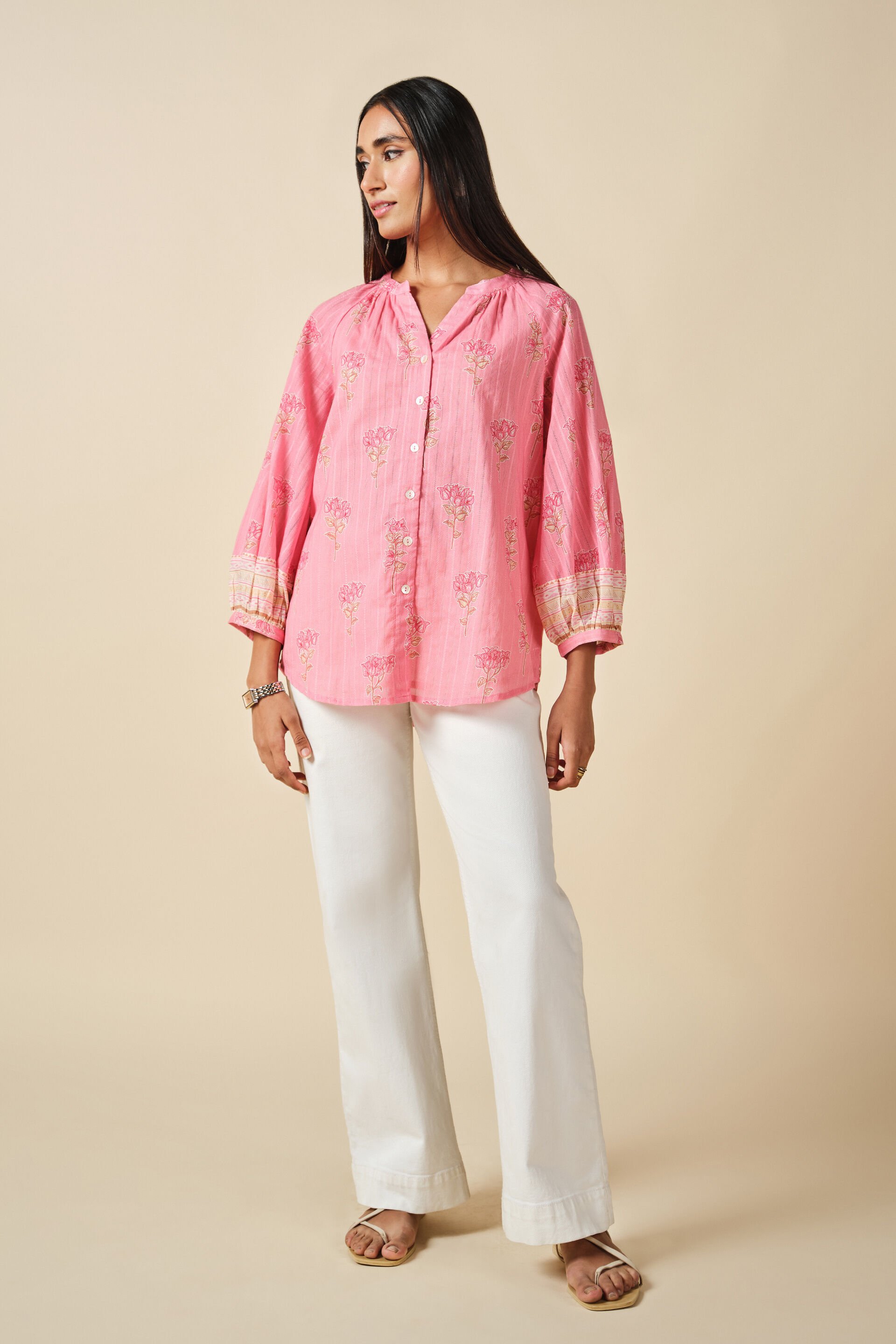 Gulbaro Top, Pink, image 3