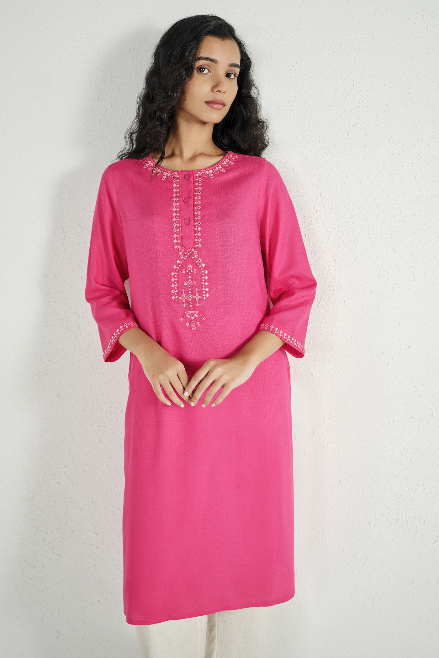 Ruhi Pink Kurta