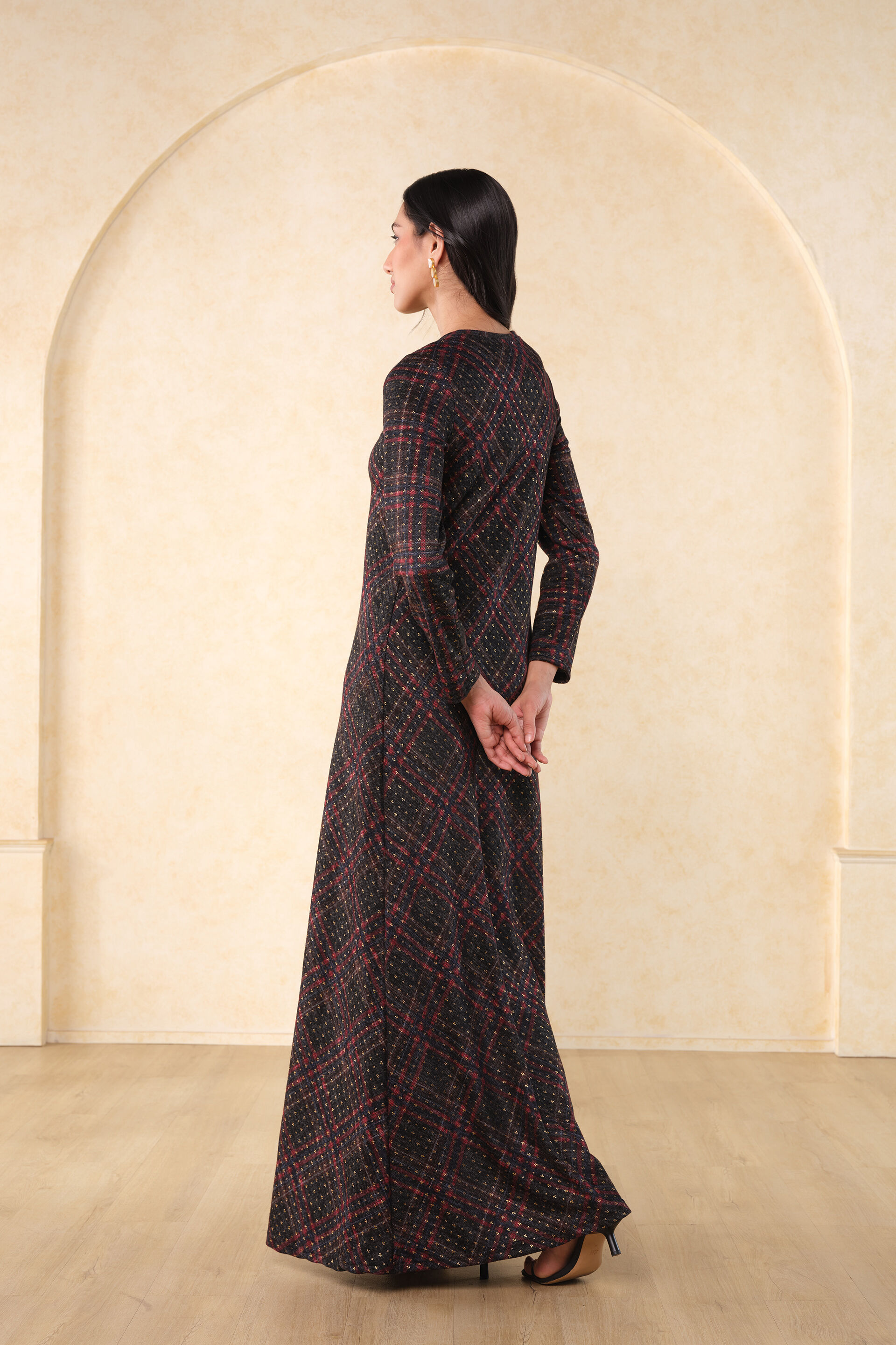 Afsana Maxi Dress, Grey, image 6