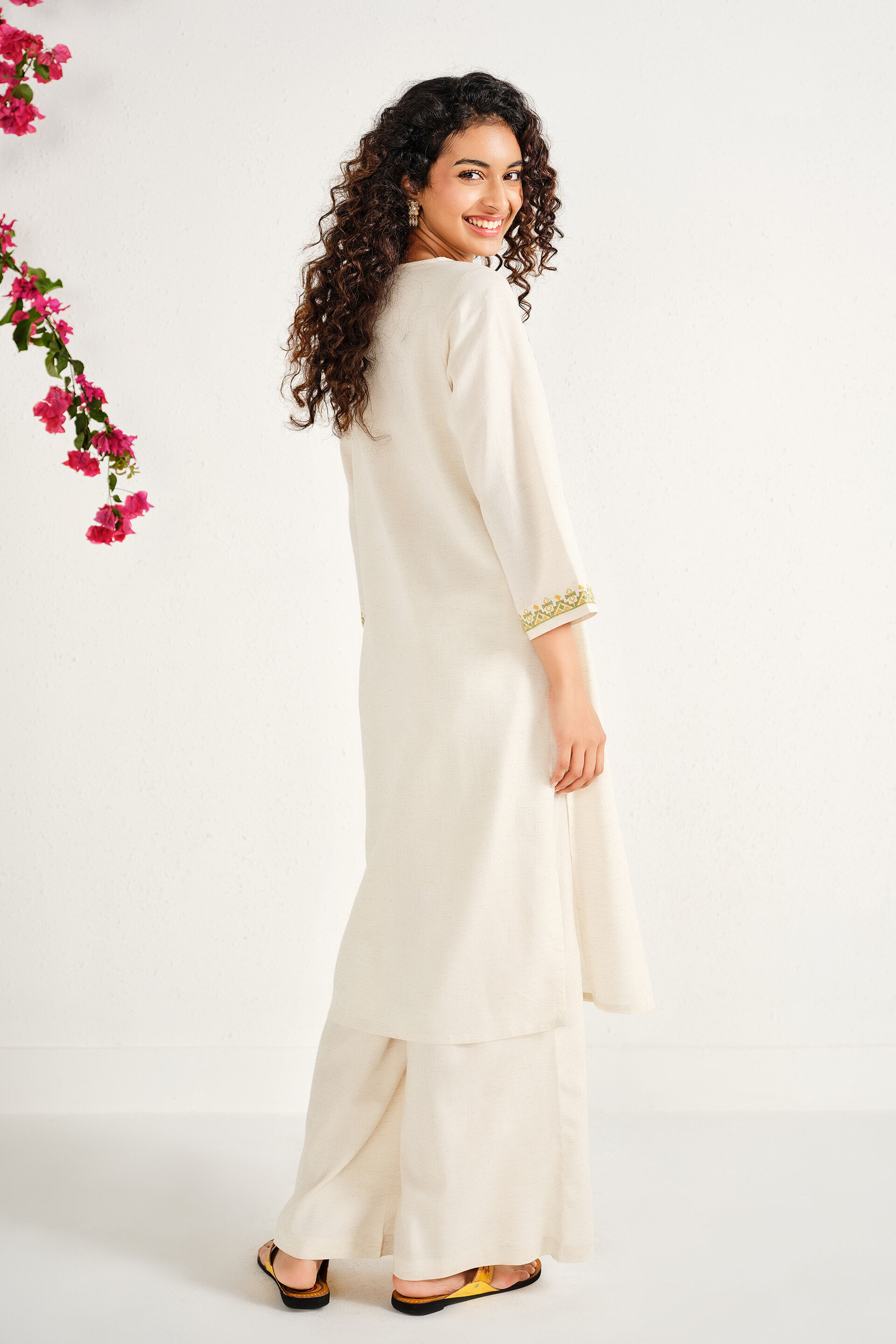Nivaya Natural Kurta, Natural, image 7