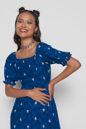 Daydream Maxi Dress, Navy Blue, image 4