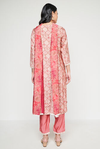 Pink Floral Flared Suit, Pink, image 5