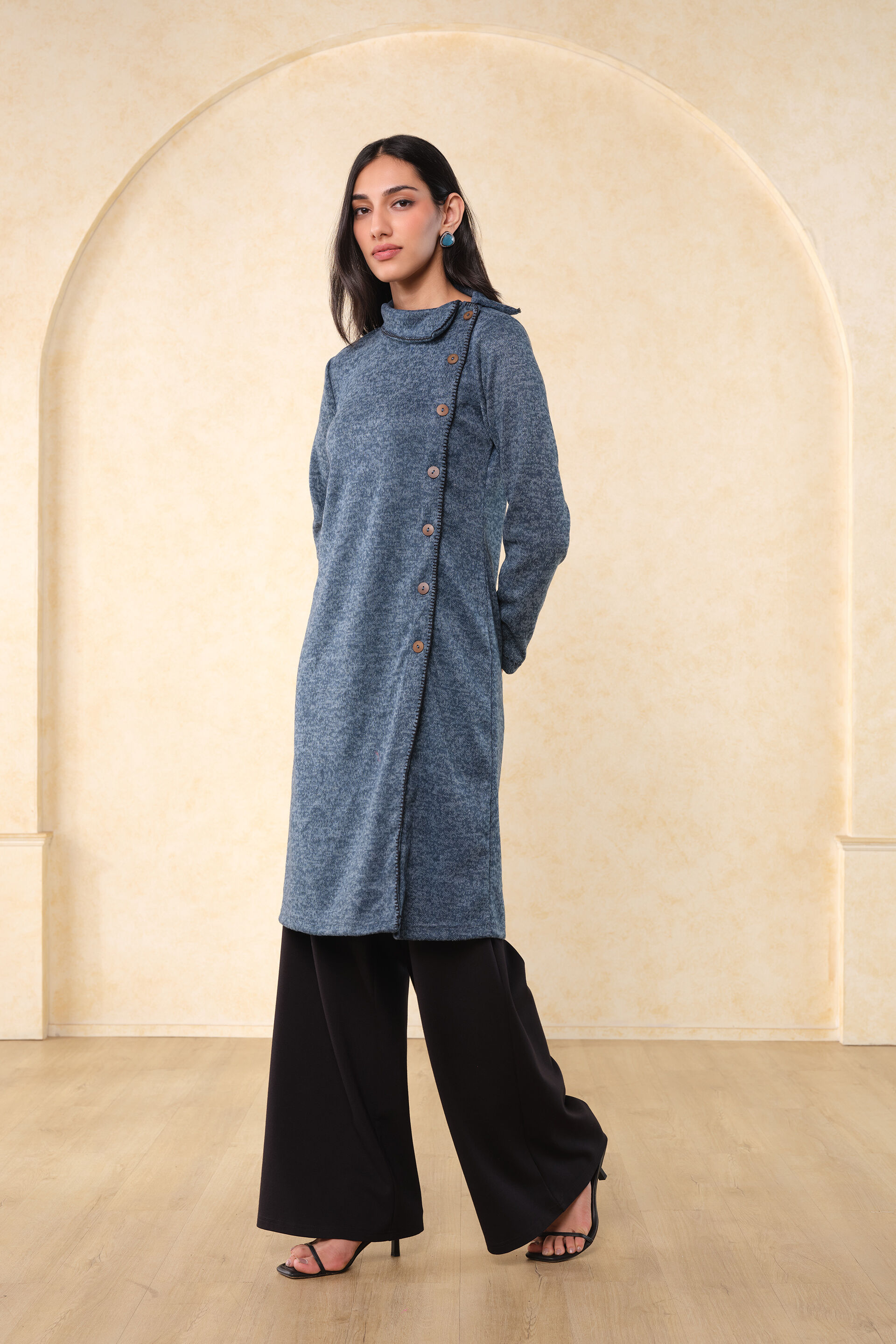 Makena Kurta, Blue, image 3