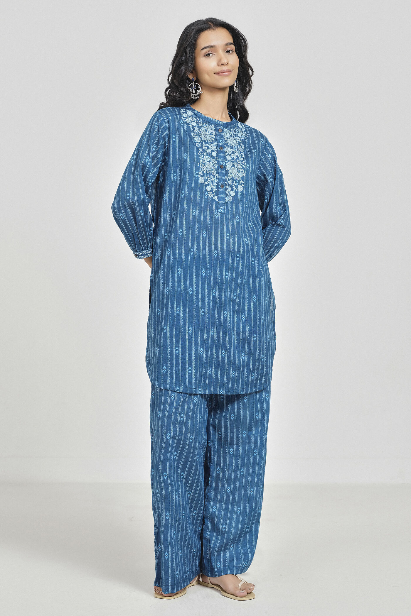Aarna Indigo Co-ord Set