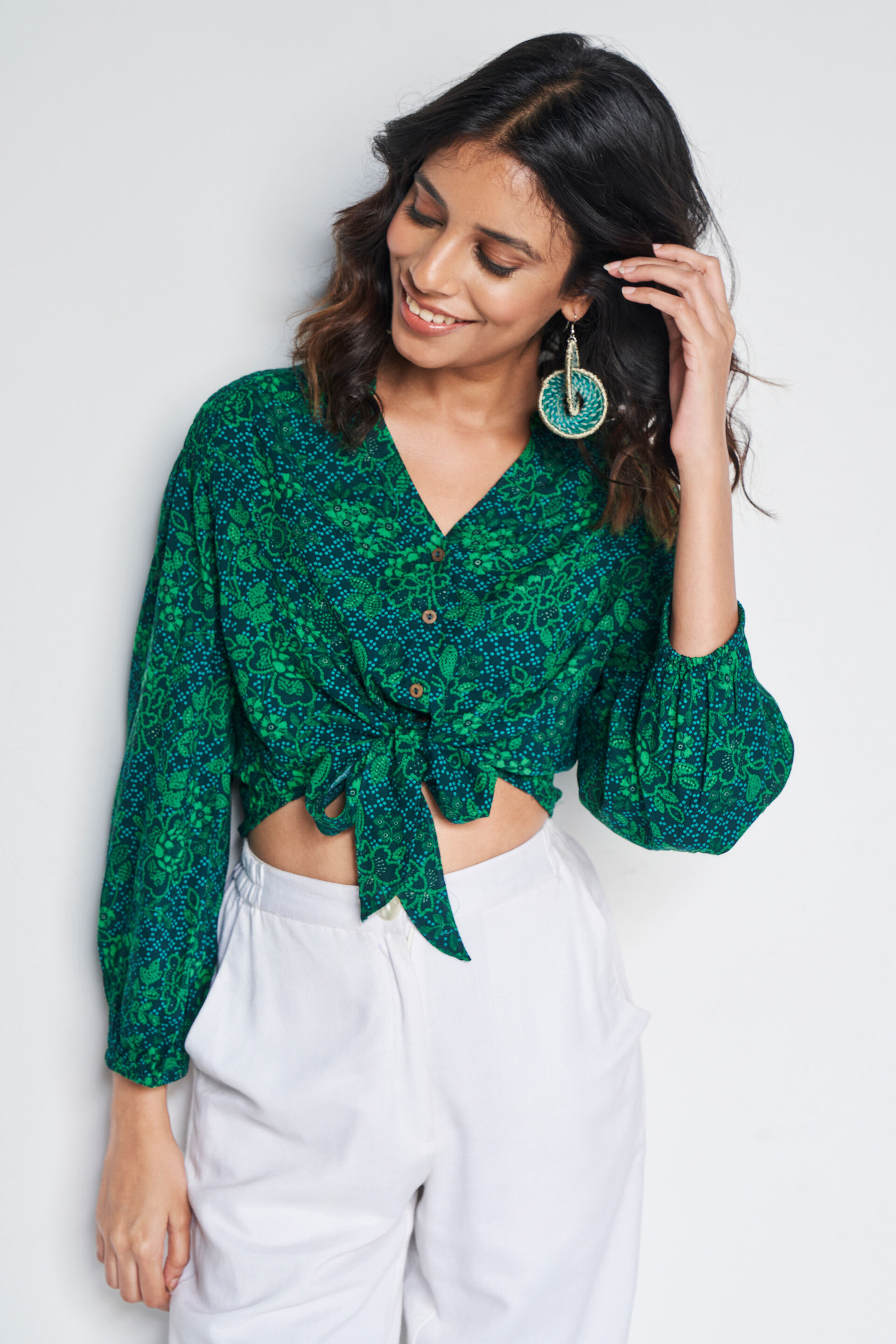 Emerald Fields top, Green, image 6