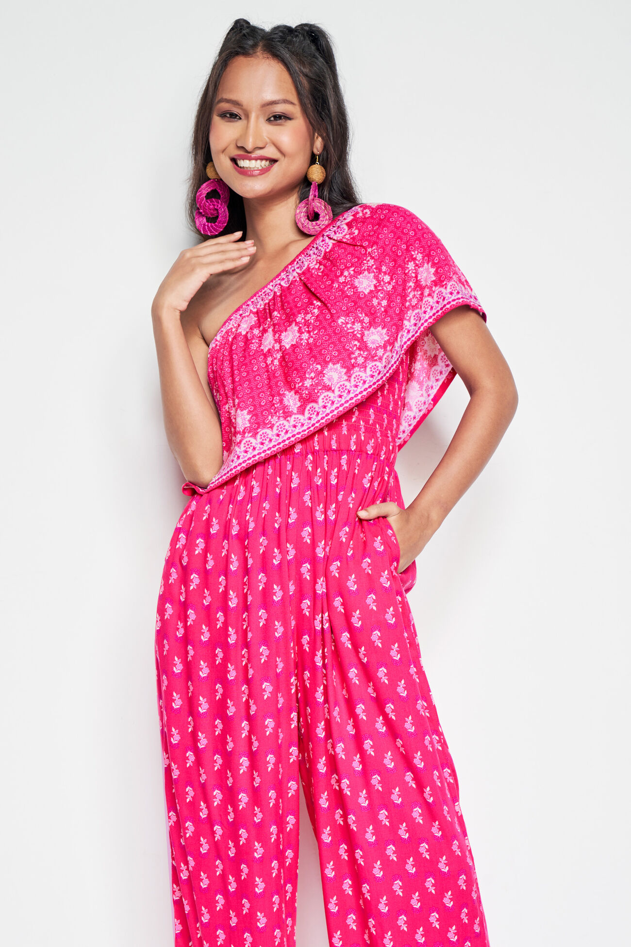 Fusion Fuchsia Jumpsuit, Pink, image 3