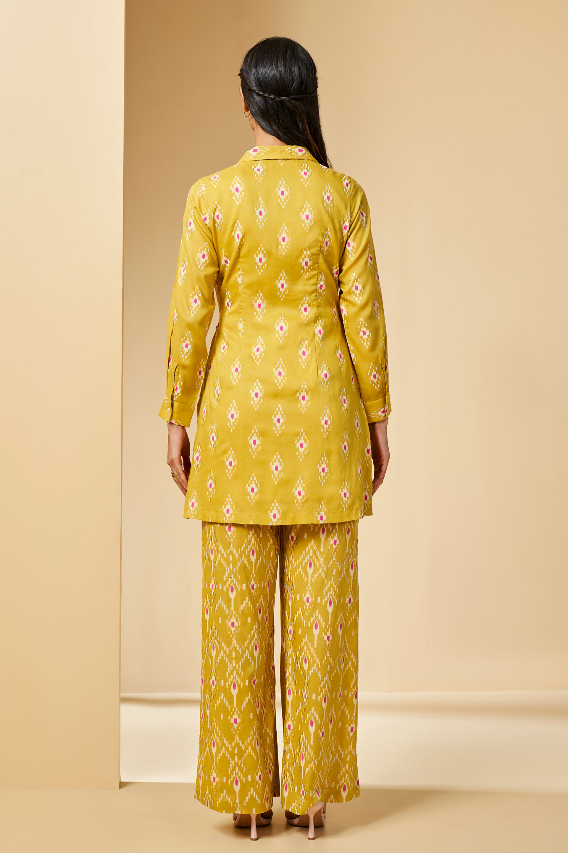 Yellow co ords top