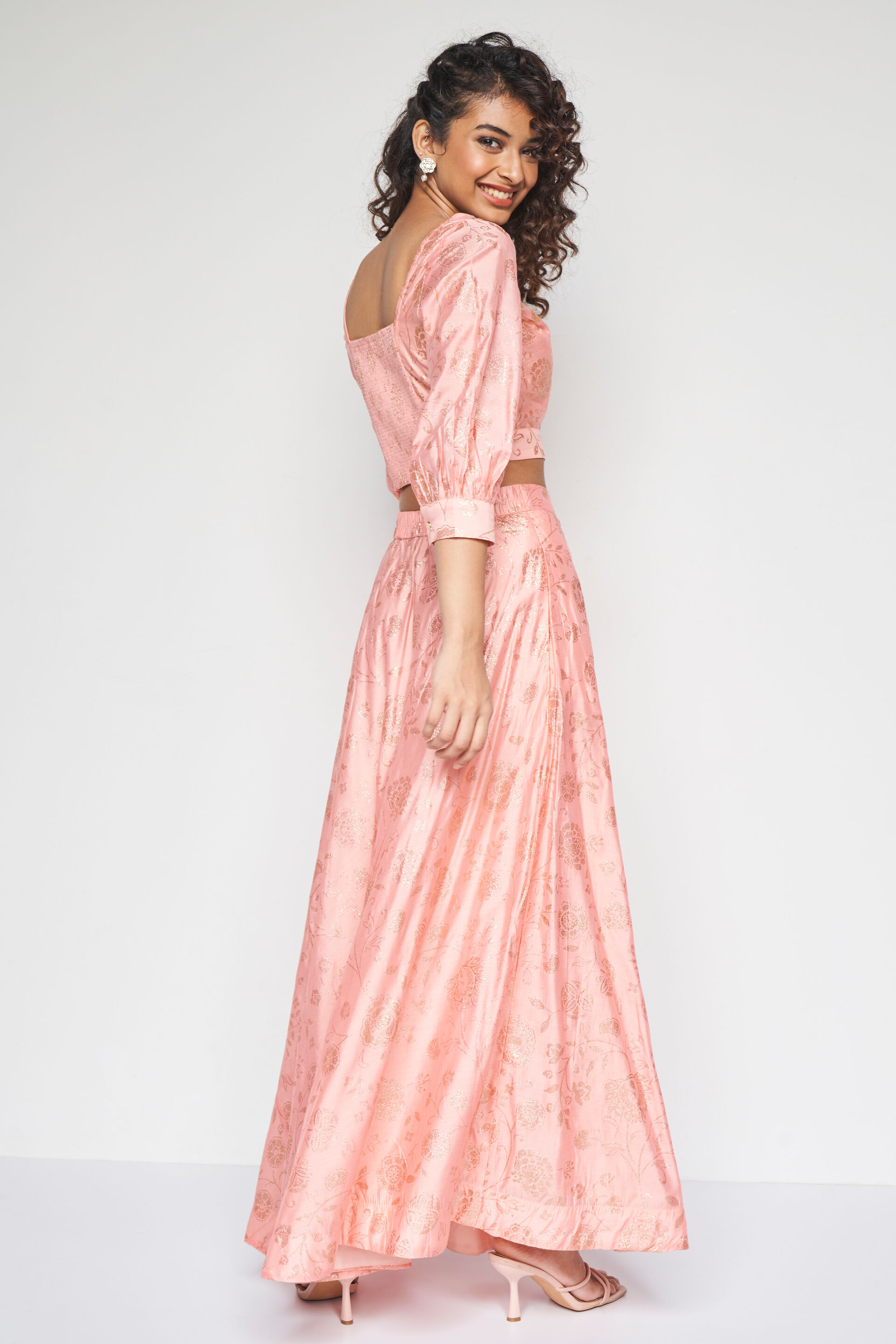 Pankhuri Co-ords Set, Pink, image 5