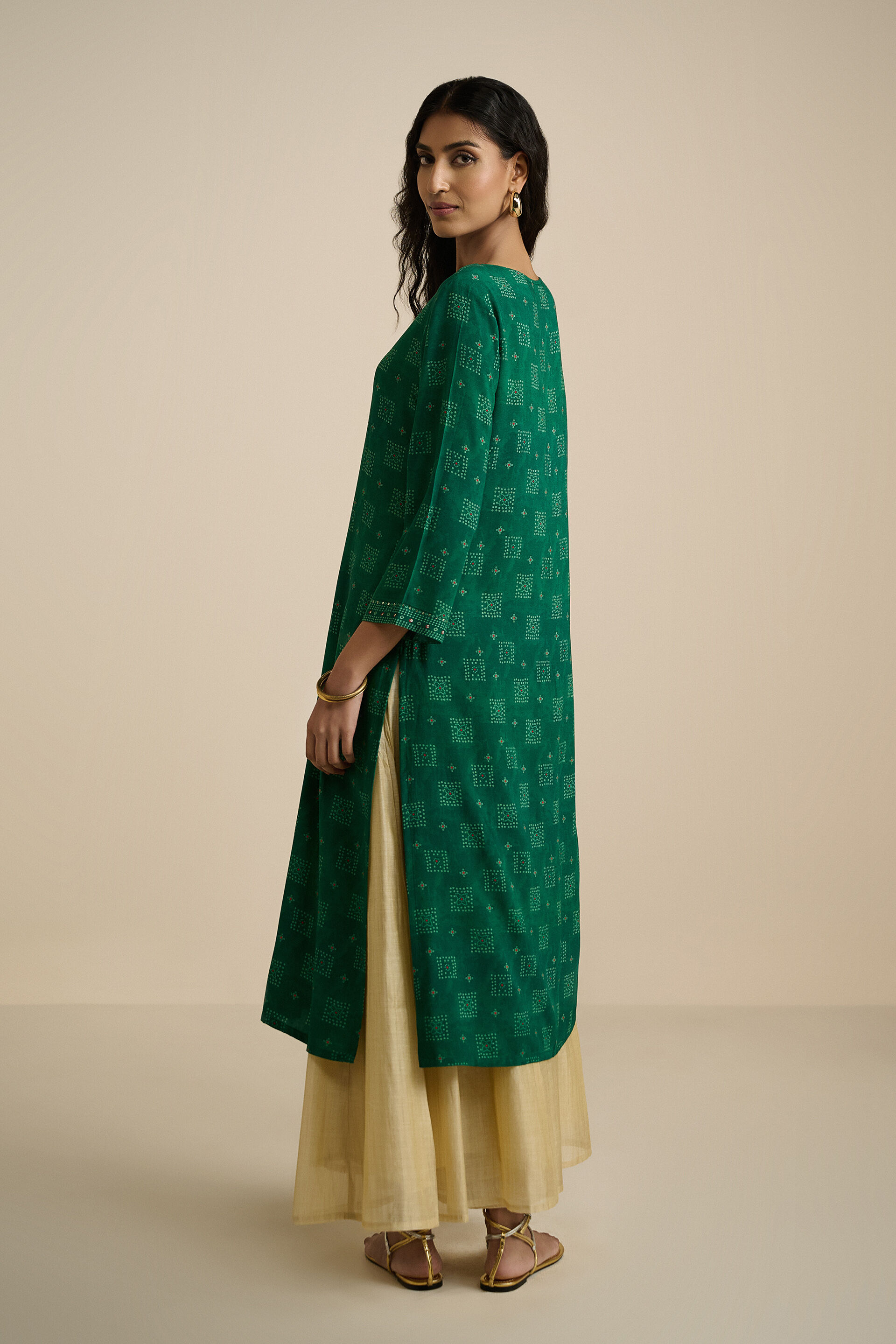 Hara Paan Kurta, Green, image 2