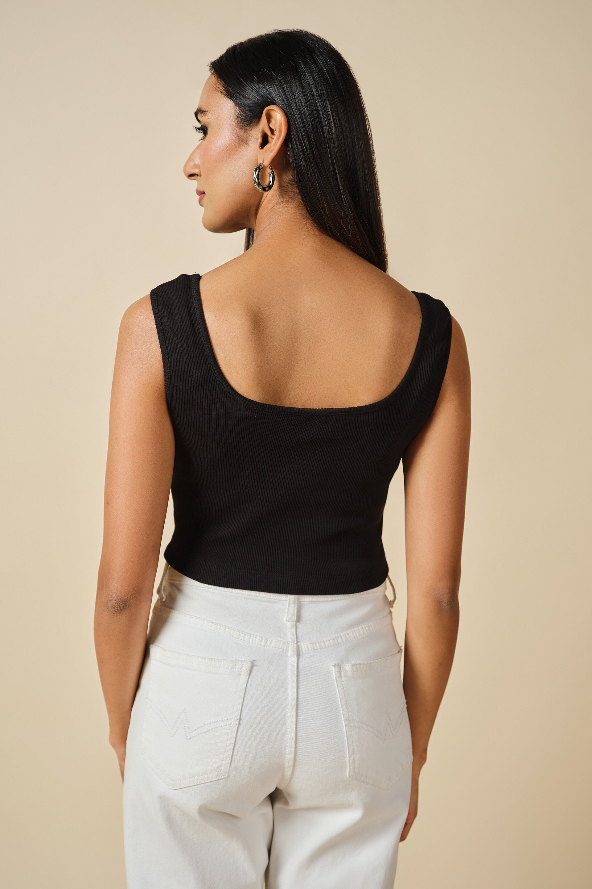 Basic Black Top, Black, image 2