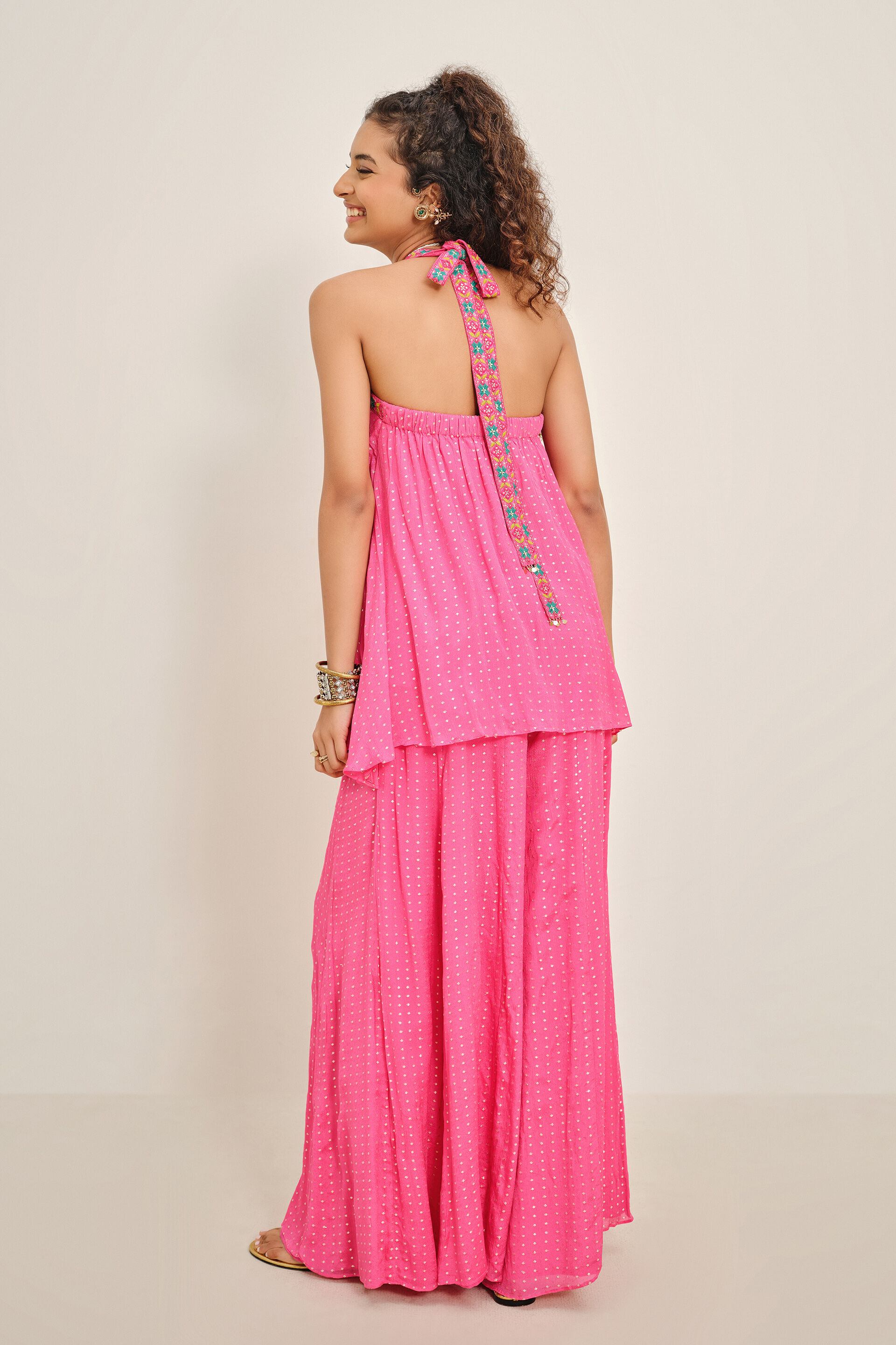 Fuchsia Magic Co-ord Set, Pink, image 5