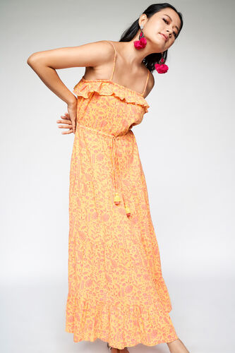 4 - Coral Flared Fit & Flare Maxi, image 4