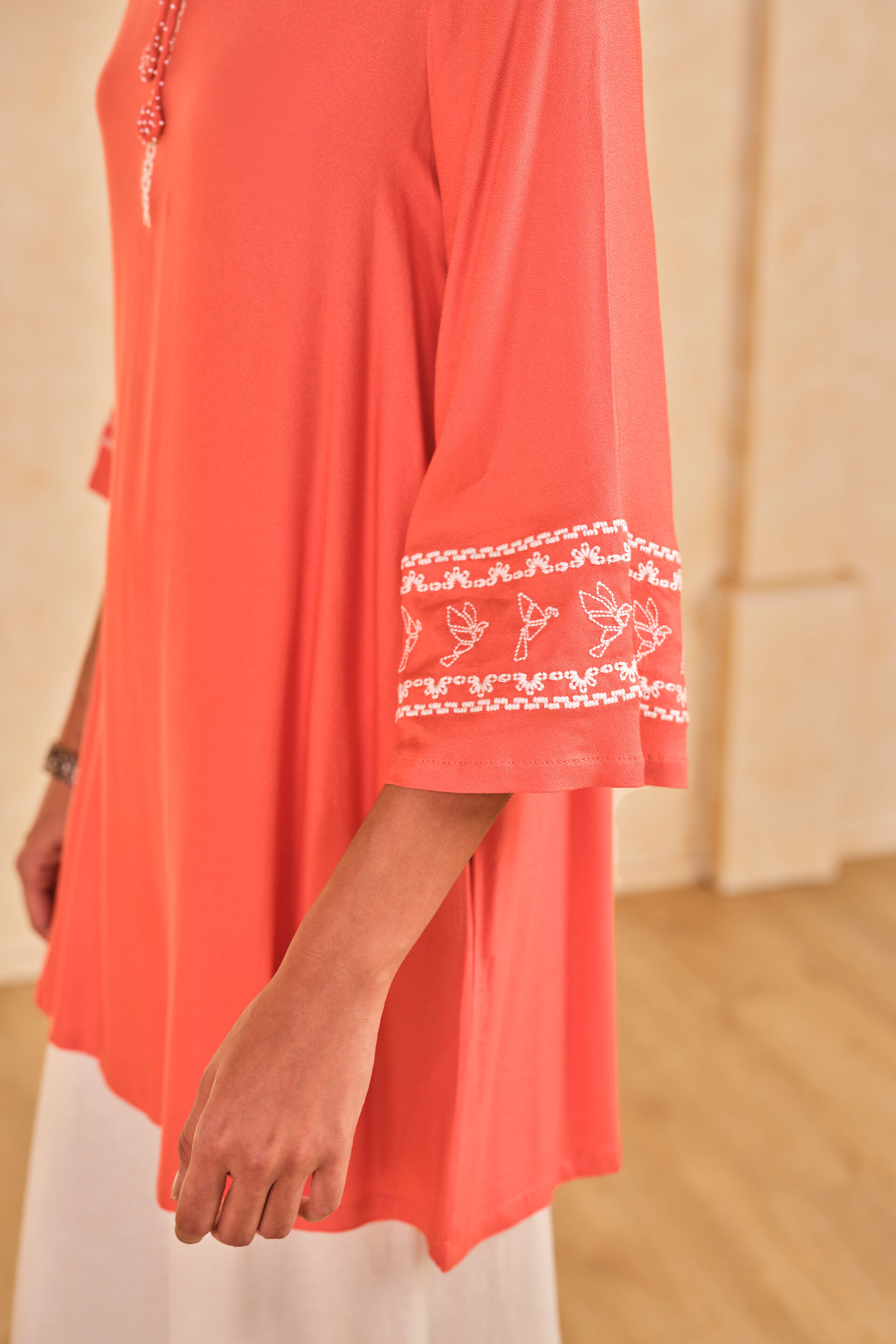 Citrus Charm Tunic, Orange, image 6