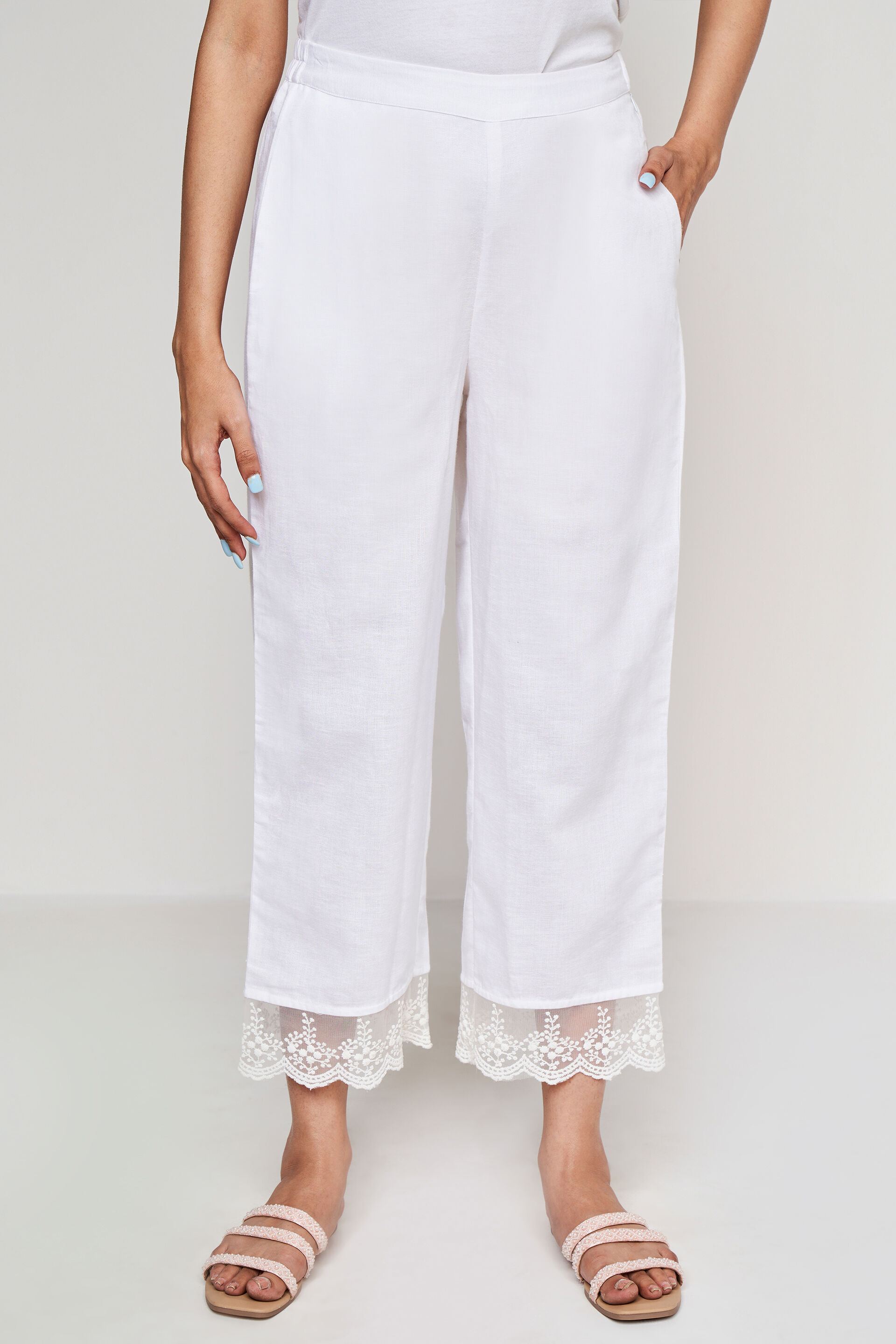 Global desi white palazzo store