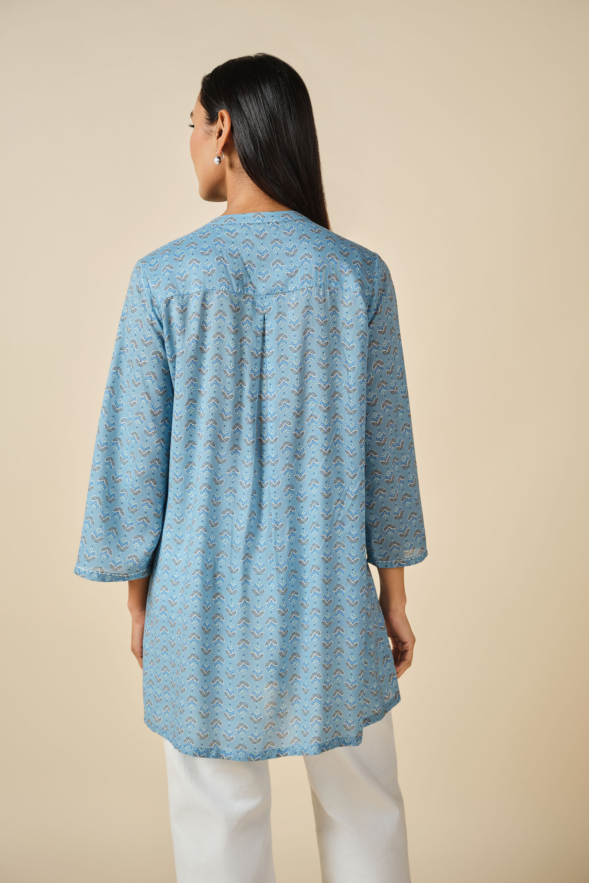 Samandar Tunic, Blue, image 6