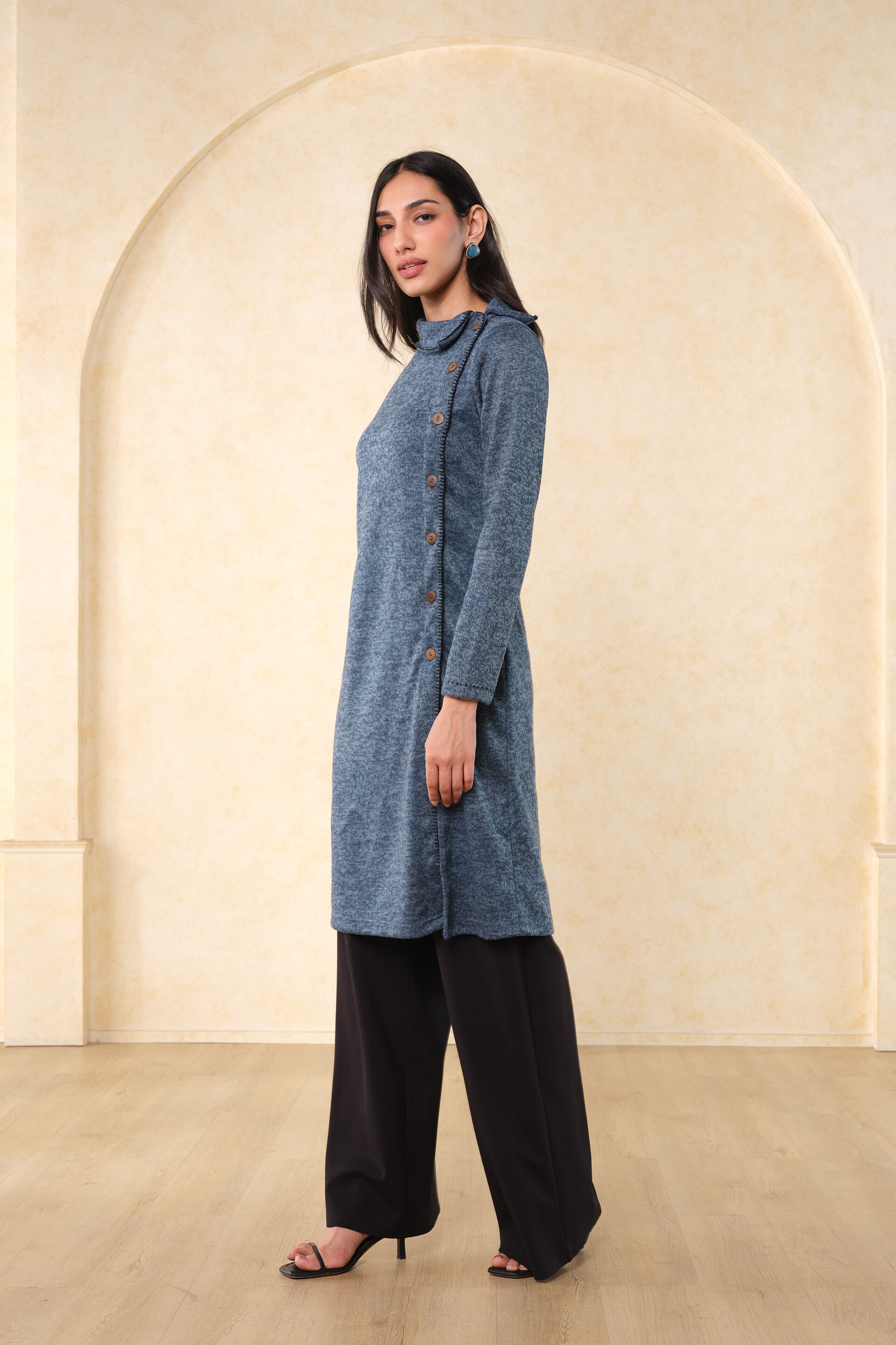 Makena Kurta, Blue, image 5