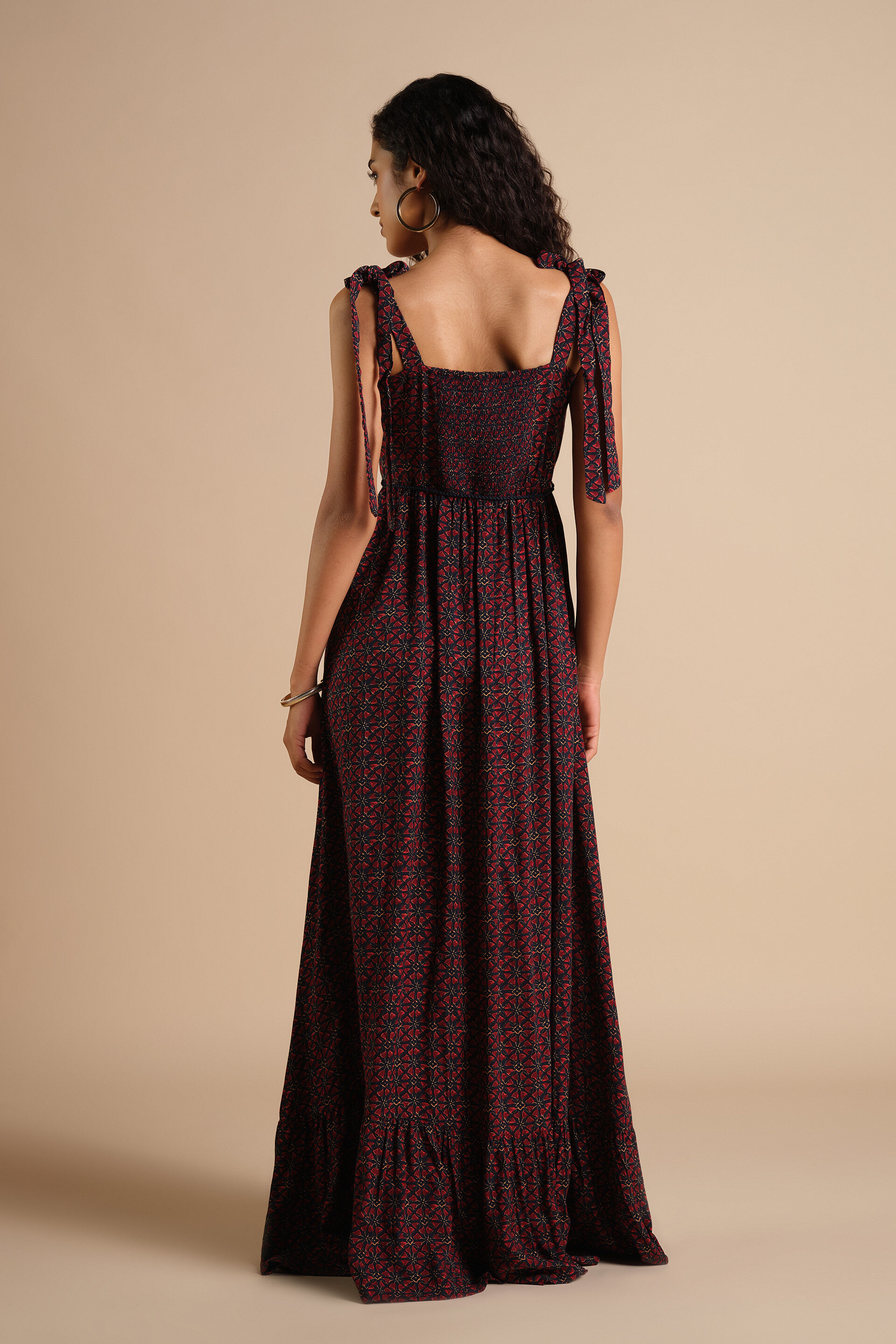 chinese dress ladies Lavender Floral Maxi Dress