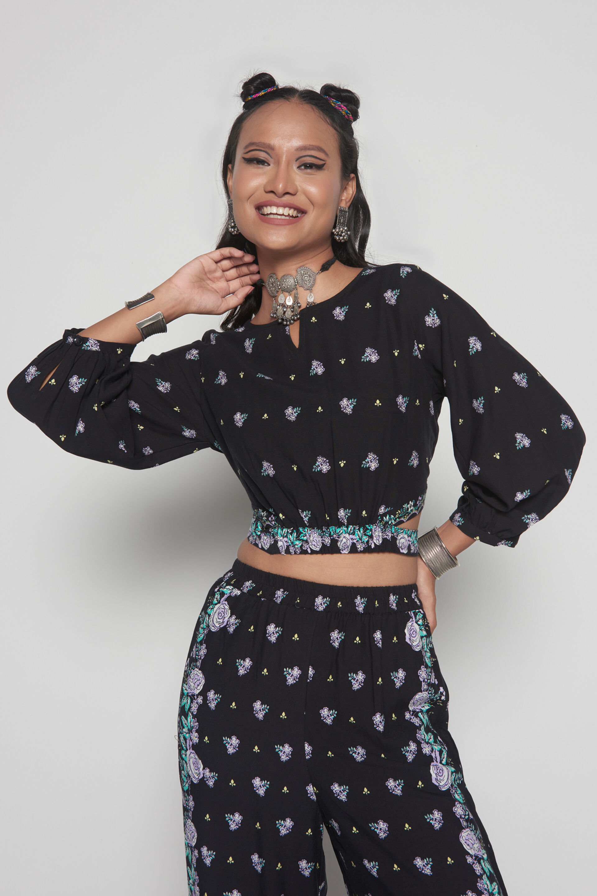 Smoke It Out Co-ords Set, Black, image 5