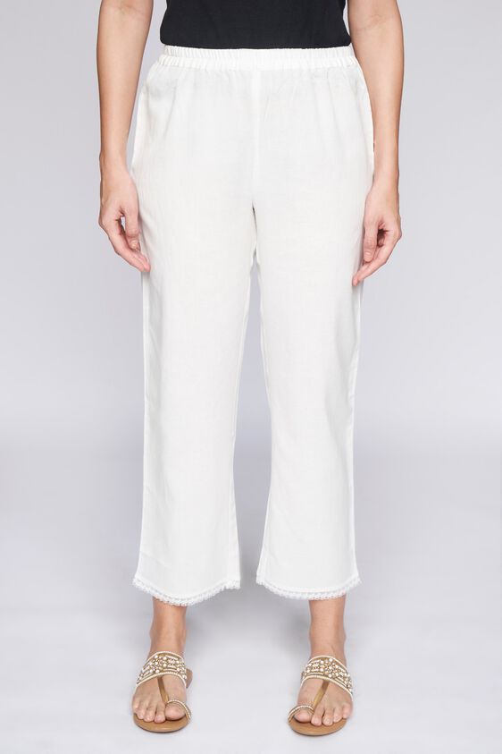 2 - White Regular Length Bottom, image 1
