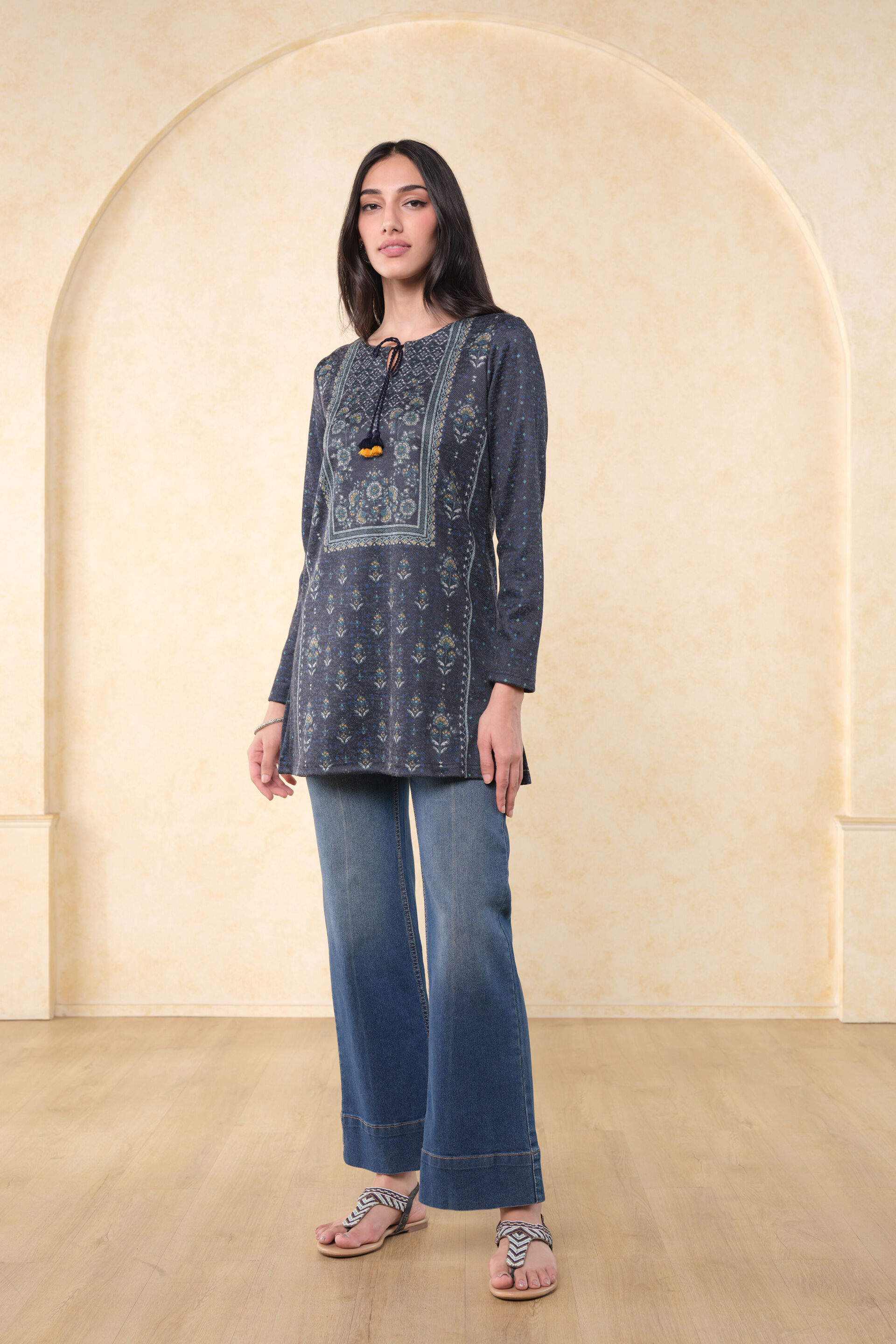 Jalsaan Top, Indigo, image 2