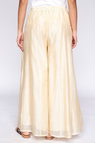 4 - Beige Solid Flared Sharara, image 4