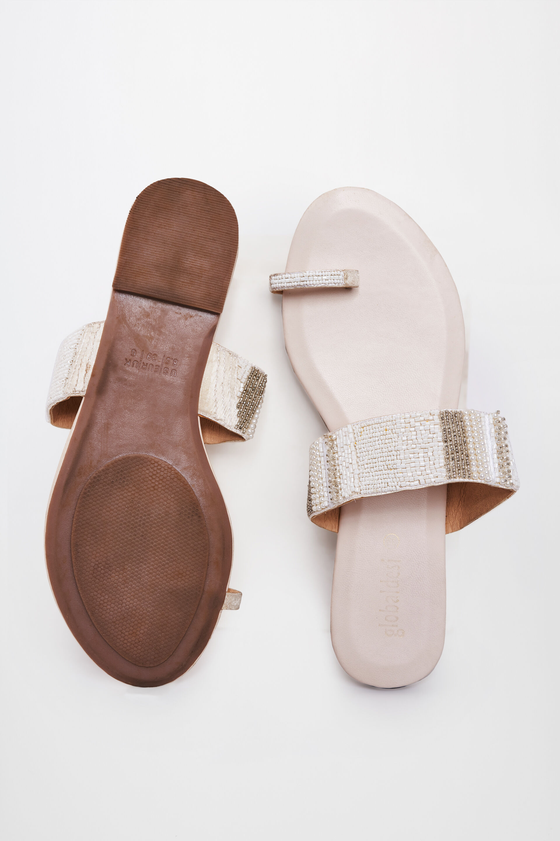 1 - White Flat Footwear, image 2