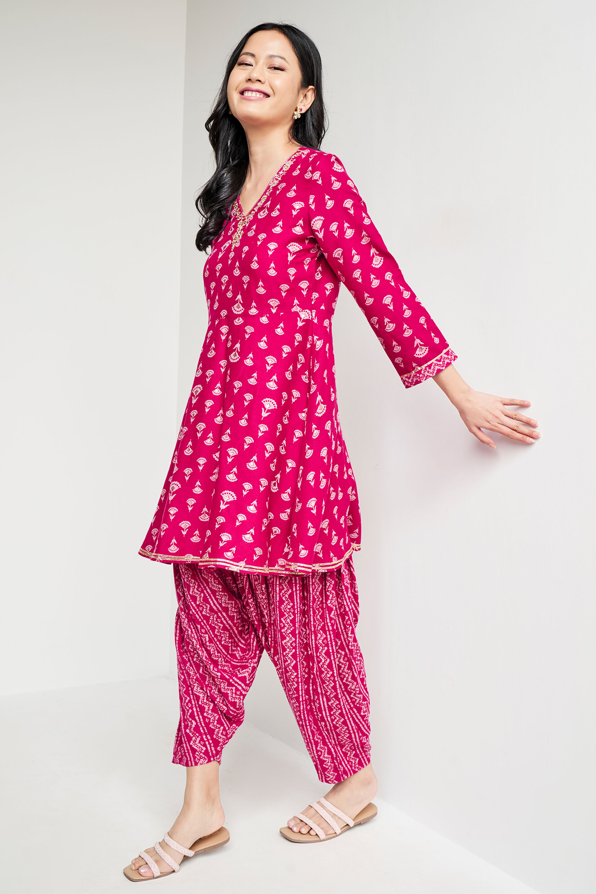 Global desi dhoti saree top