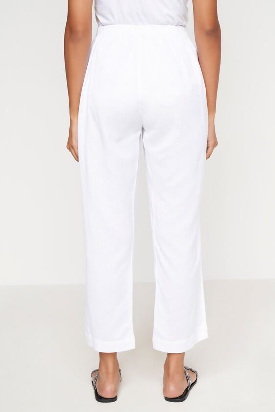 Solid Straight Slip-On Bottom, White, image 4
