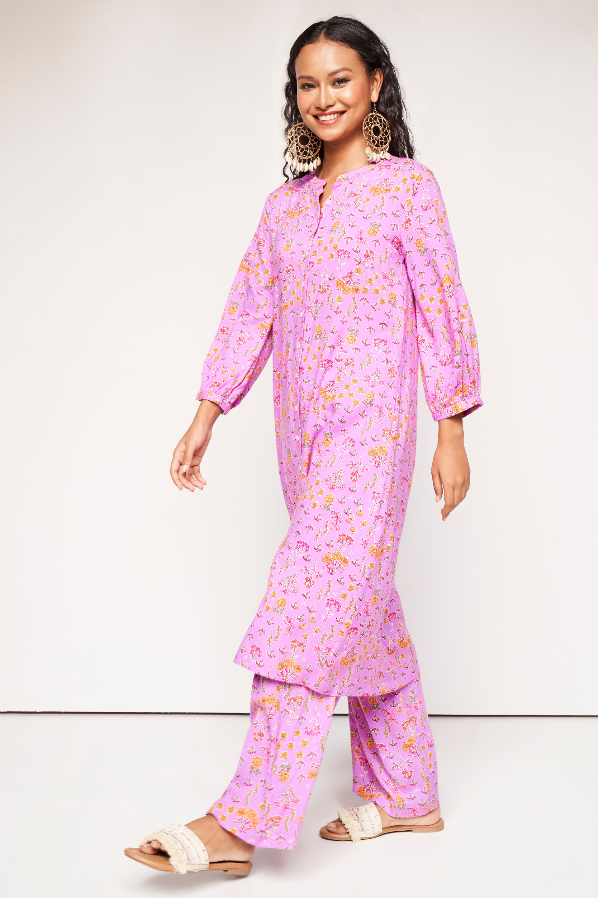 Sada Bahar Tunic Set​, Lilac, image 4