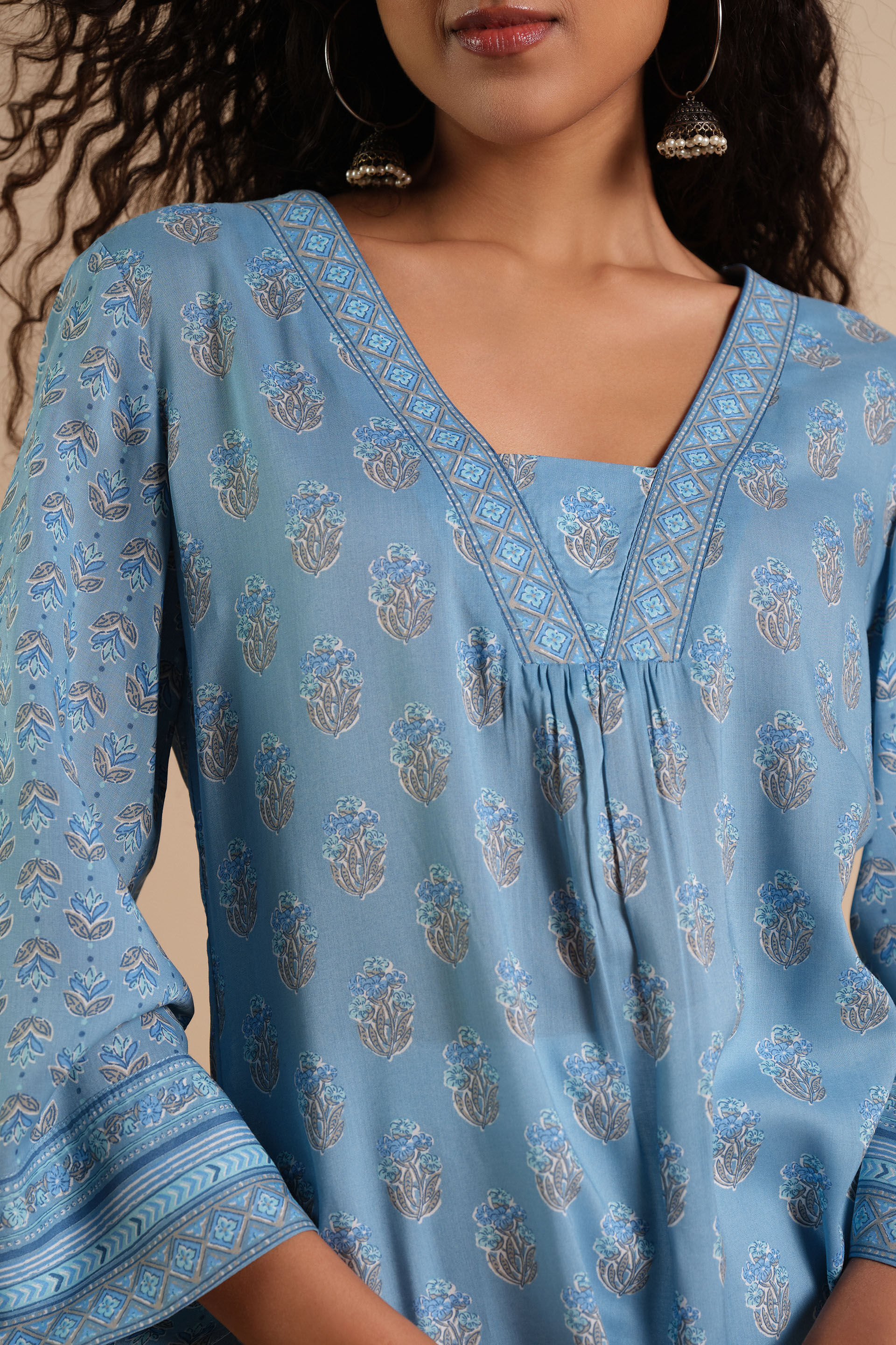 Aasmaan Sa Blue Tunic, Blue, image 3