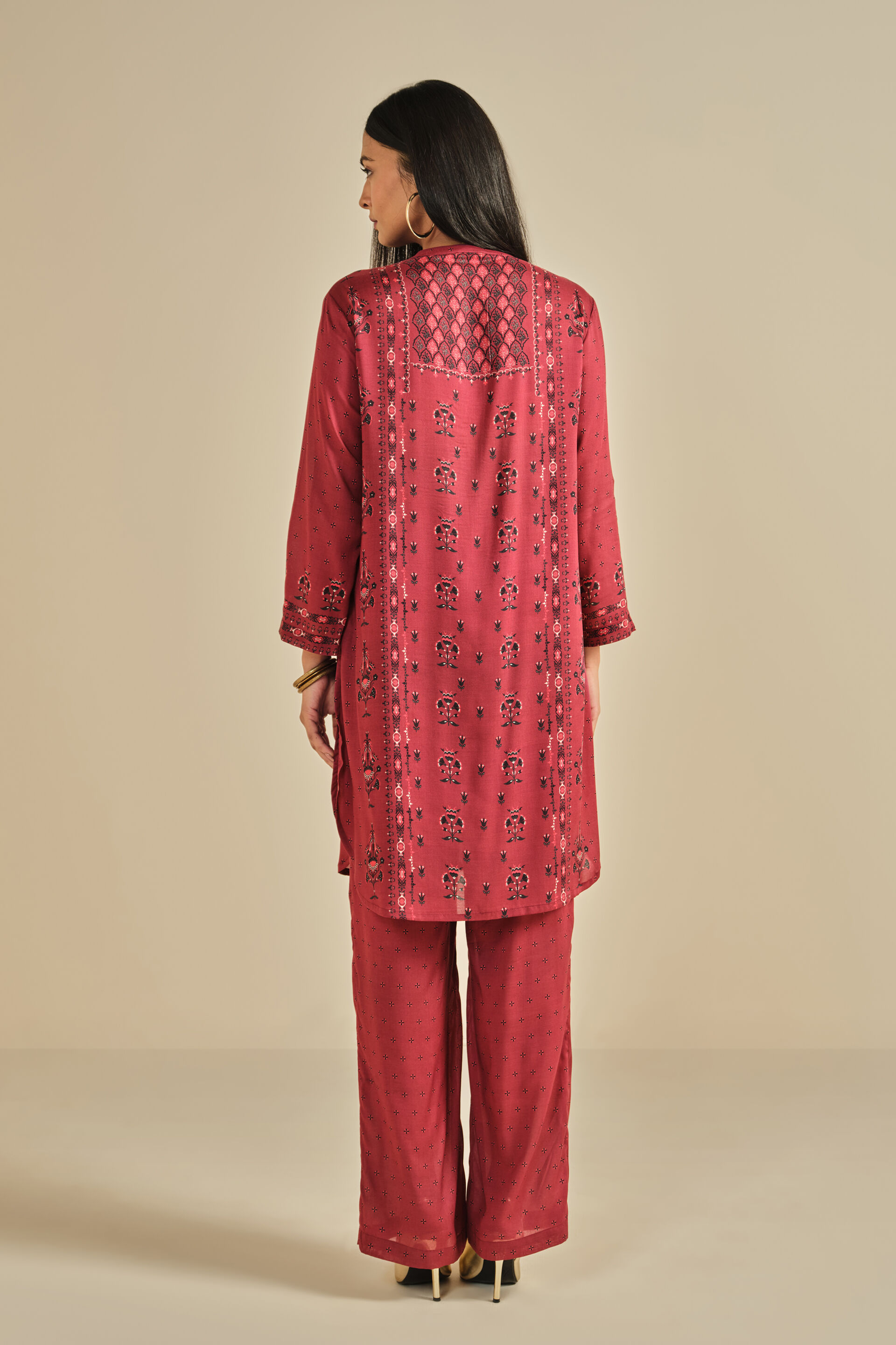 Marsala Muse Rust Co-ord Set, Rust, image 5