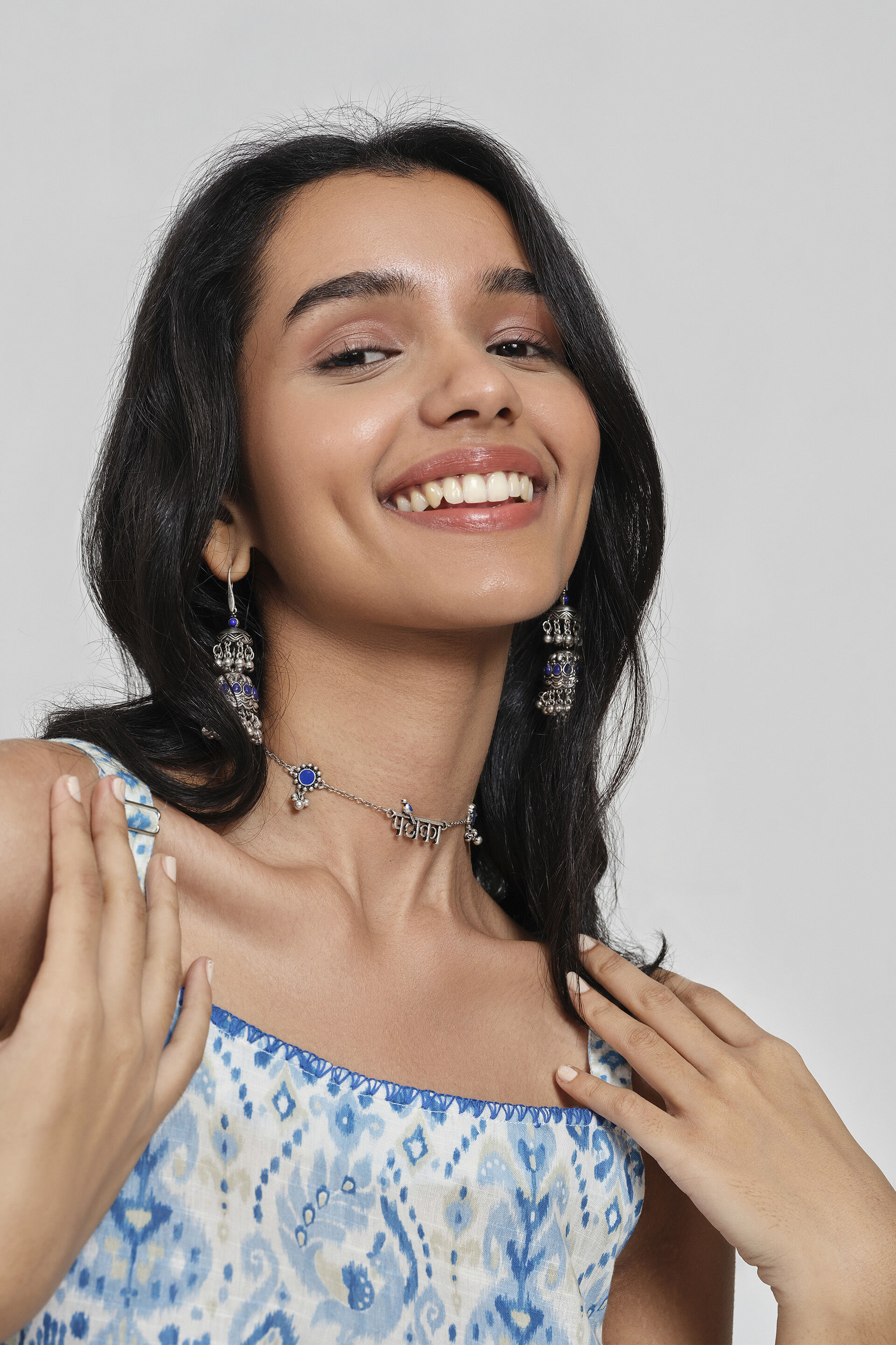 Nitya Printed Kurta Set, White, image 4