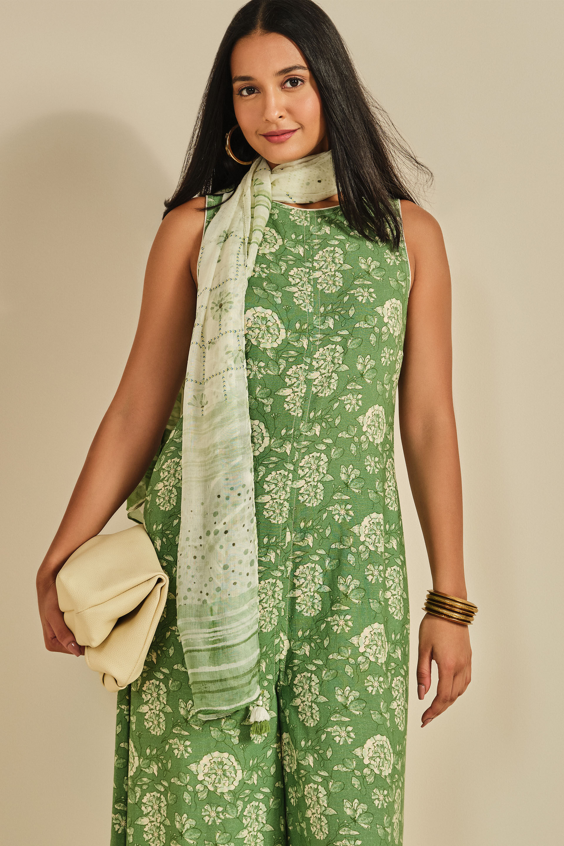 Nature Jaisa Jumpsuit, Green, image 2