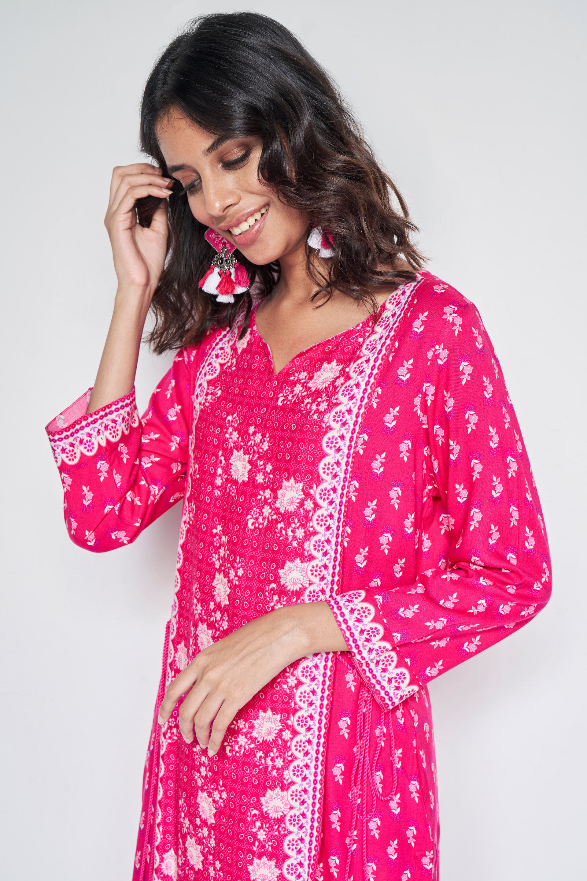 Roshan Kurta, Pink, image 2