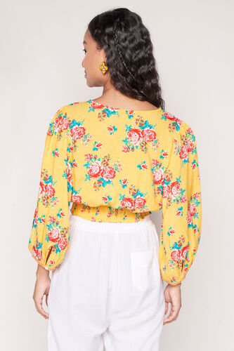 Full Of Life Floral Top, Yellow, image 6