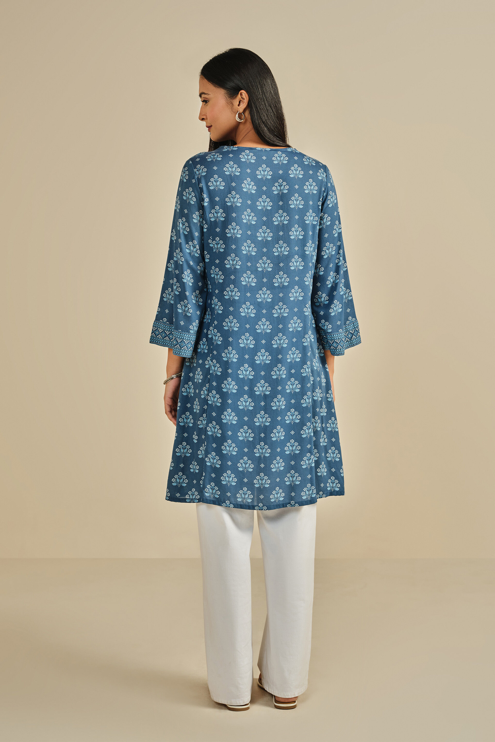 Meethi Mishri Tunic, Indigo, image 5