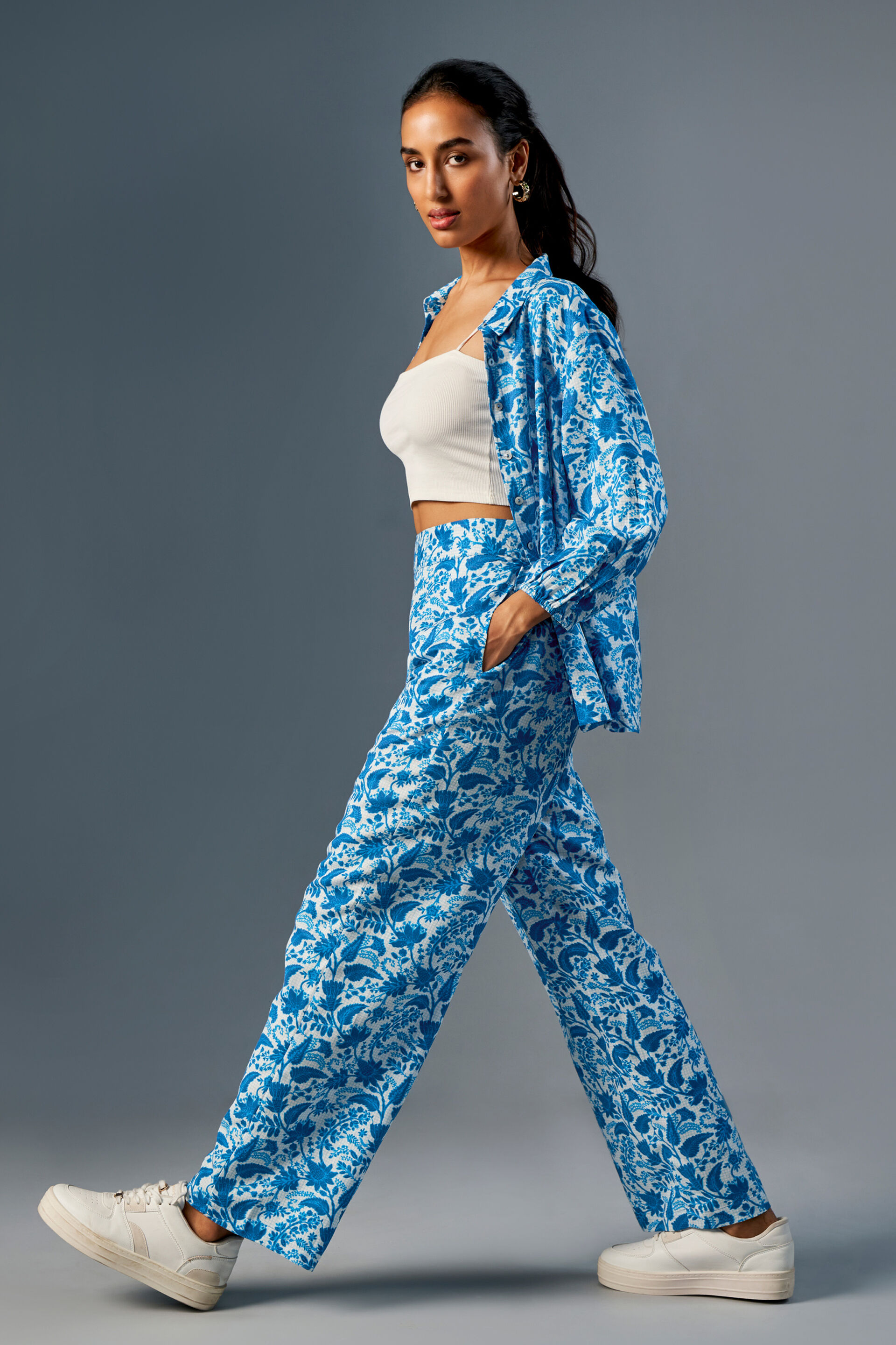 Blue top co ords