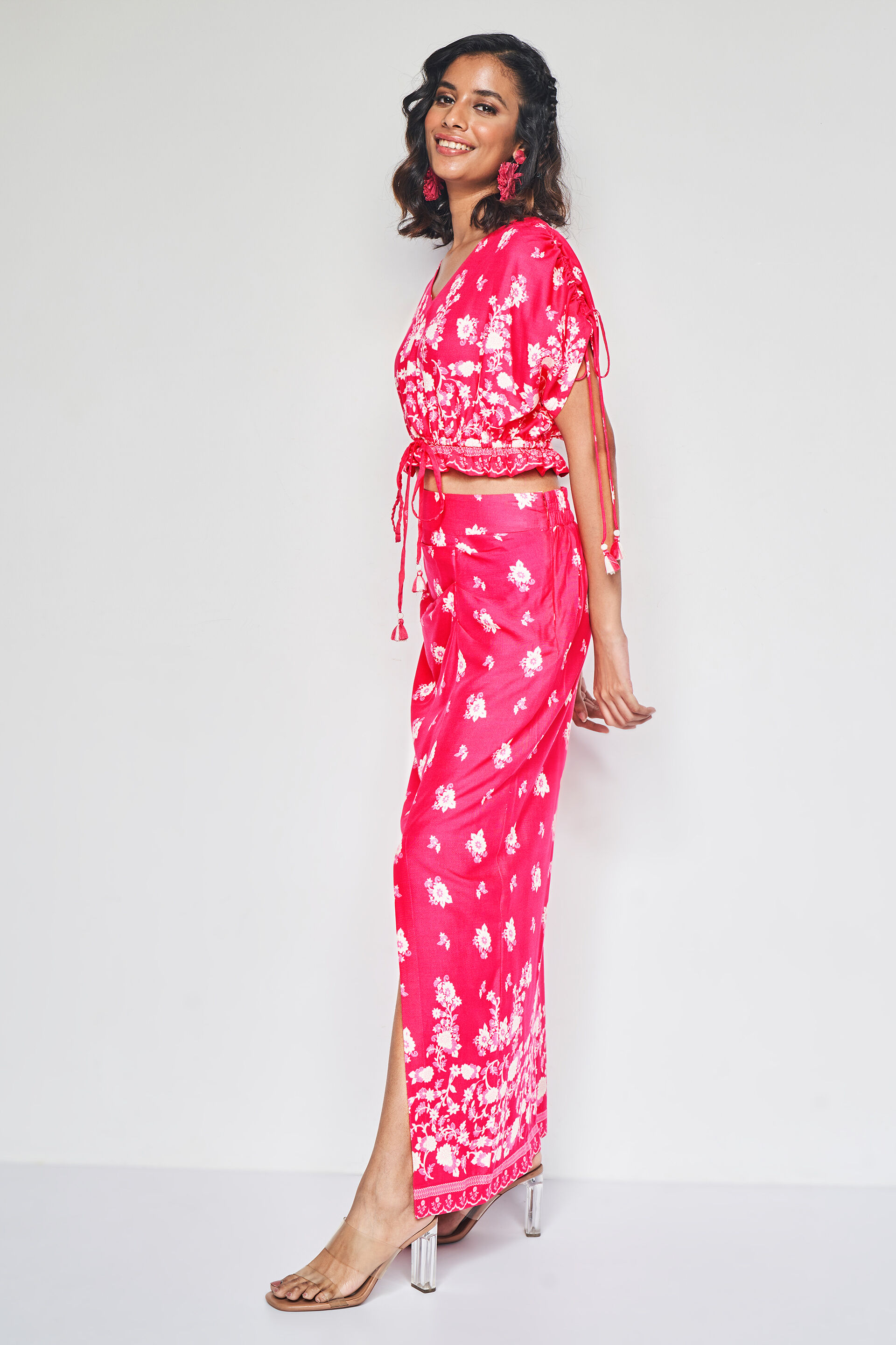 Gulabi Geet Co-ords Set, Pink, image 6