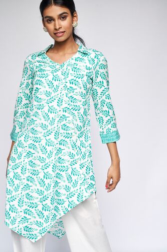 3 - Mint Floral A-Line Tunic, image 3