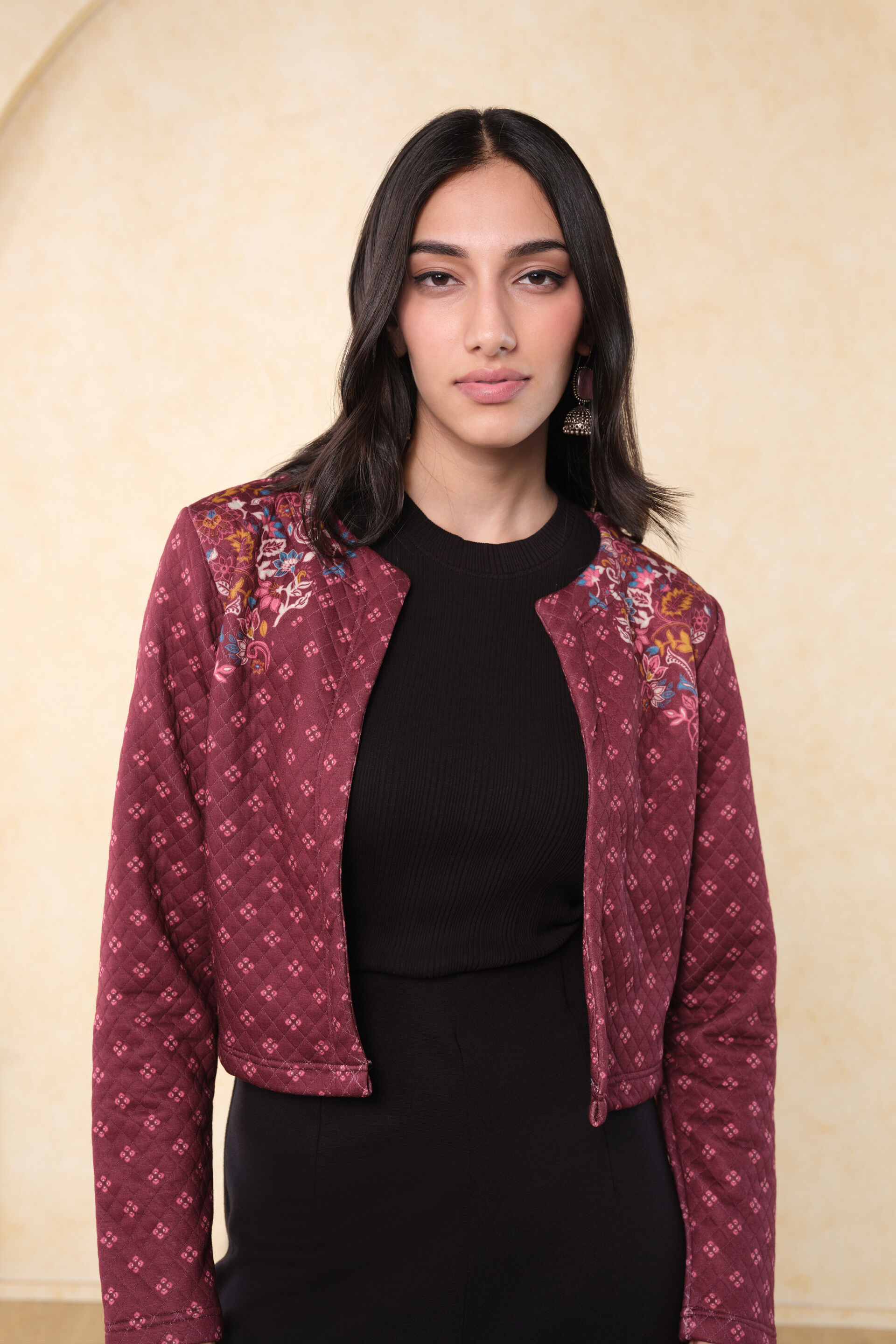 Maroon Jacket, Maroon, image 2