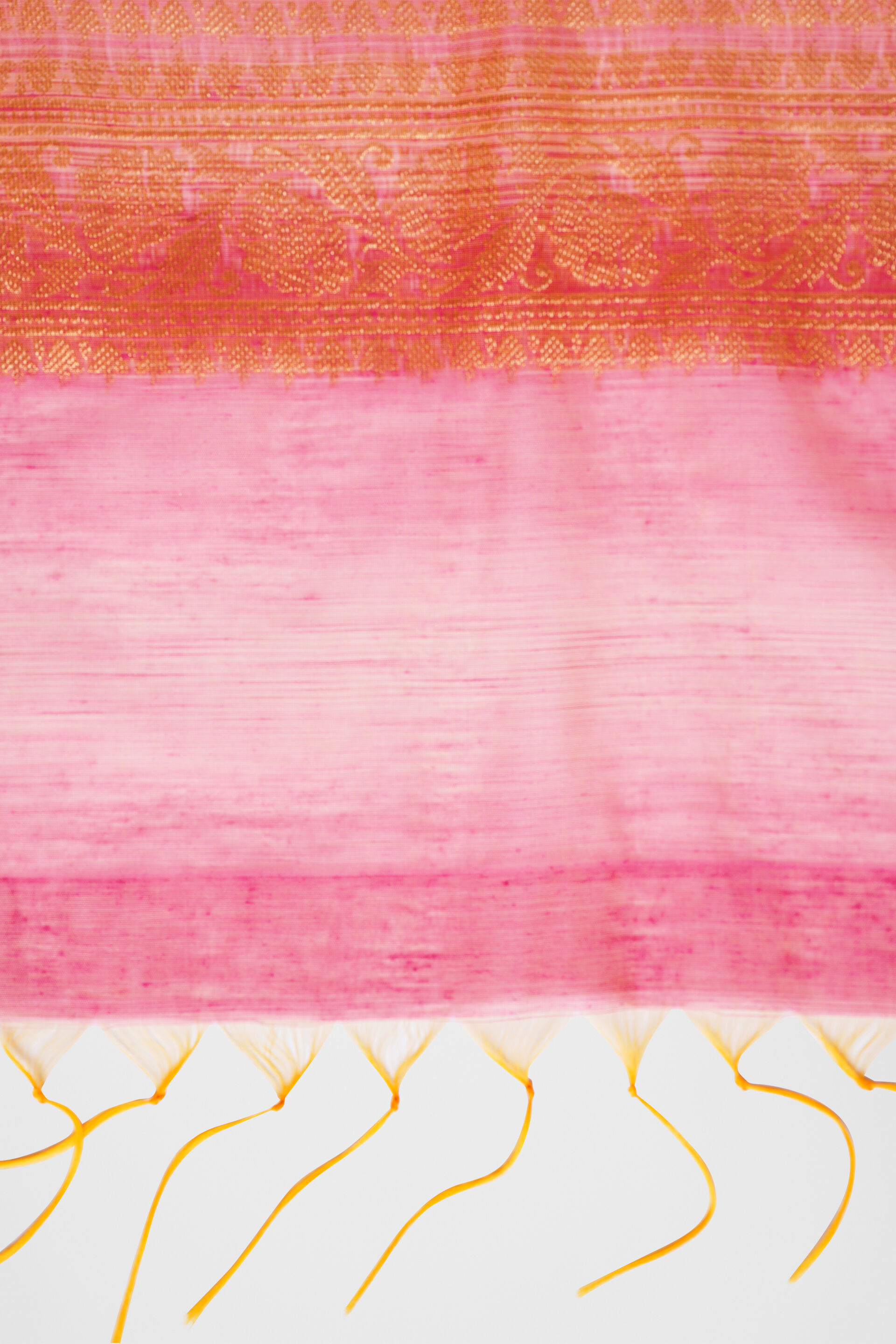 Pink Chanderi Printed Scarf, , image 2