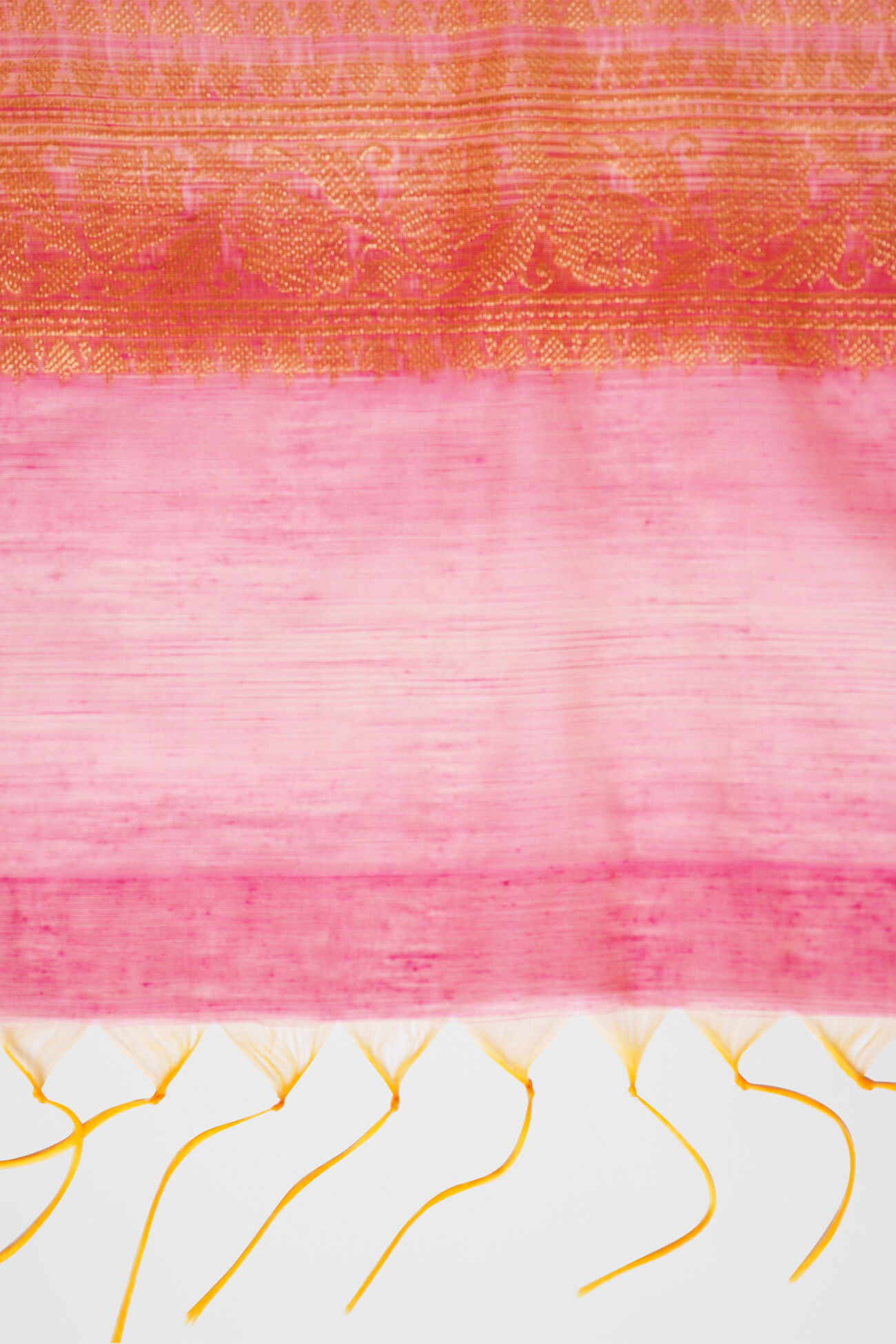 Pink Chanderi Printed Scarf, , image 2