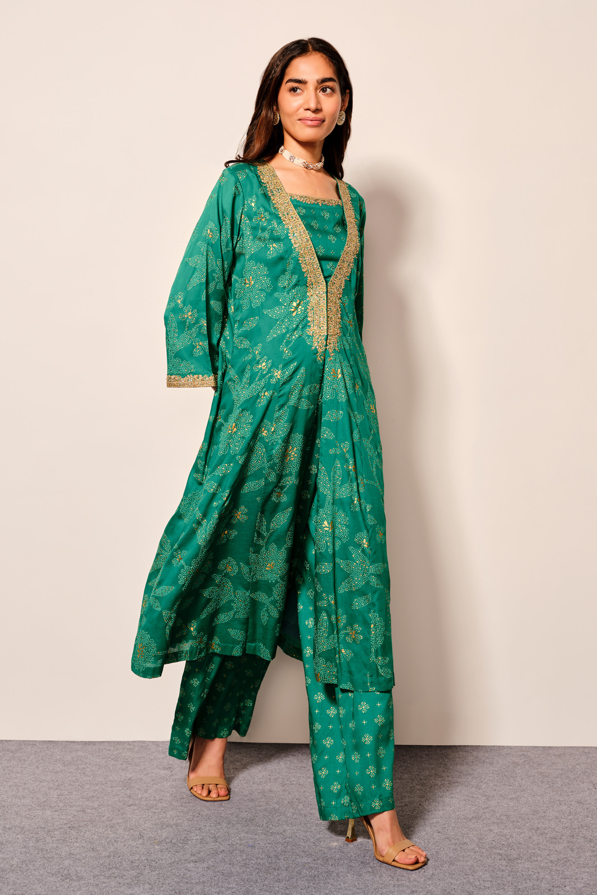 Jacket style kurta clearance
