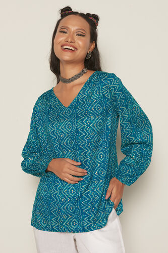 Connecting Dots Straight Top, Teal, image 1