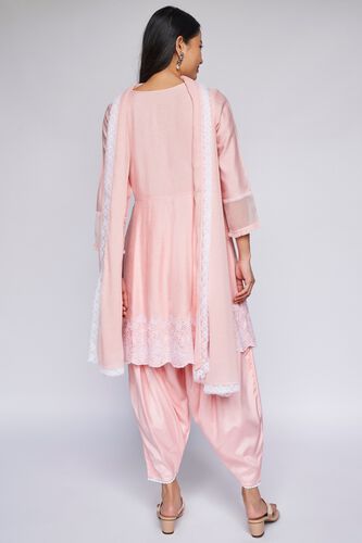 5 - Pink Solid Flared Suit, image 5