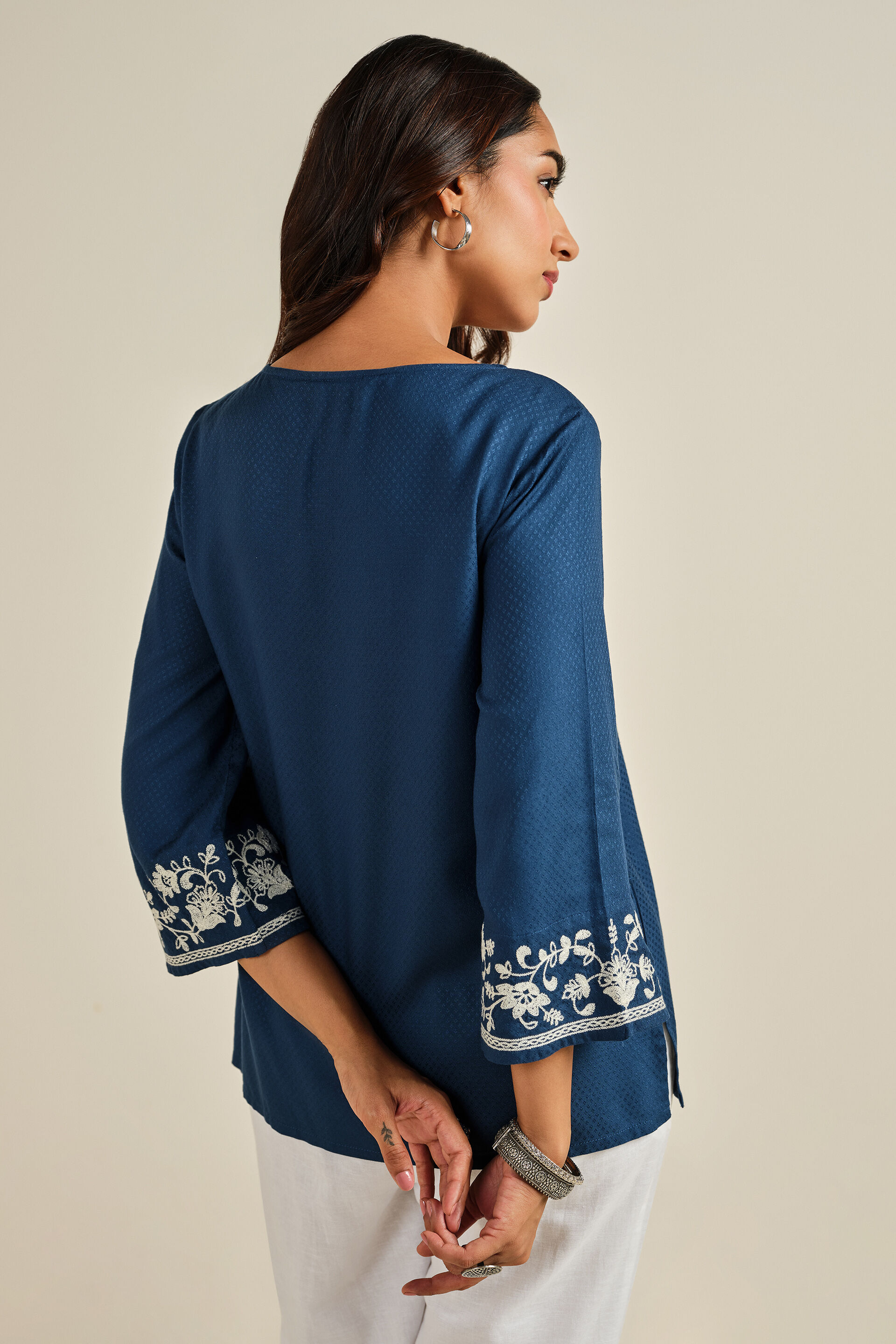 Andaz Indigo Top, Indigo, image 3