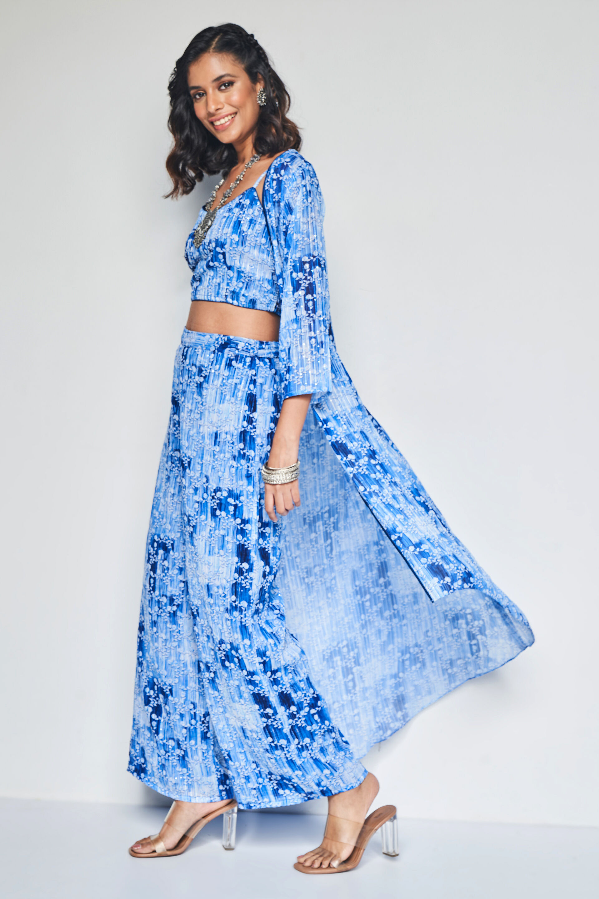 Aasman Shrug Set, Blue, image 5